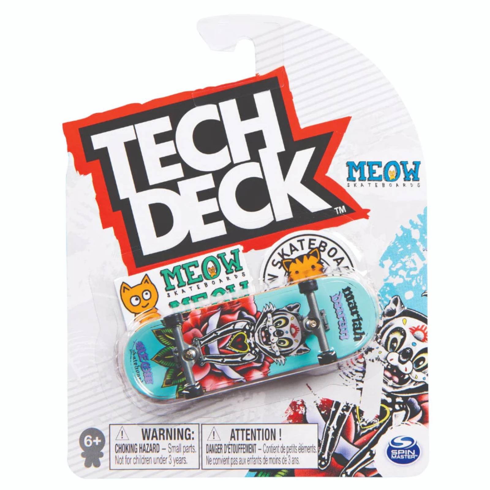 Tech Deck Patineta Para Dedos Meow Spin Master