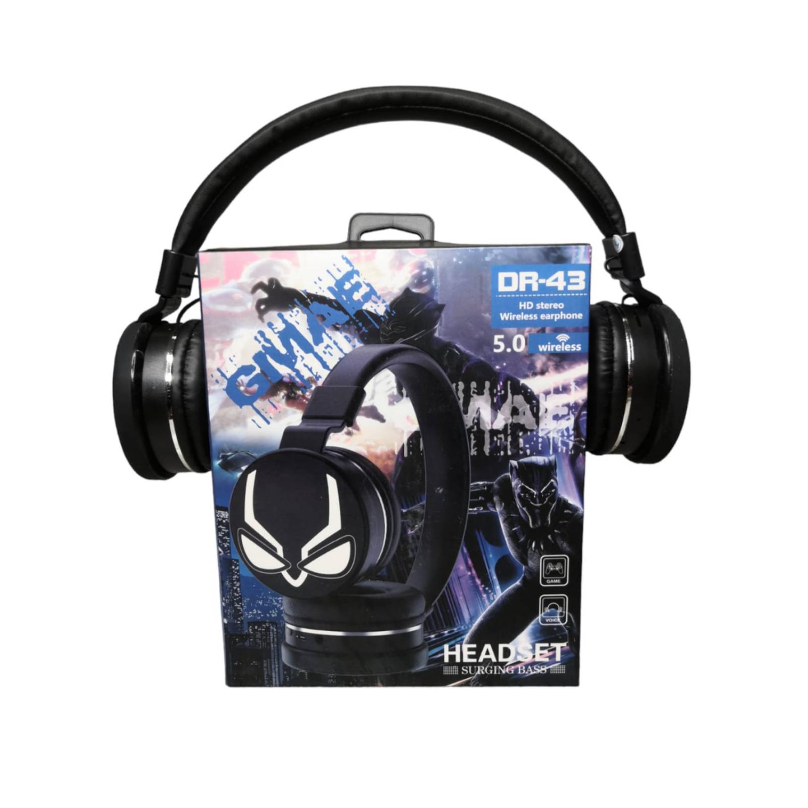 Audífonos de Diadema Bluetooth Black Panther 
