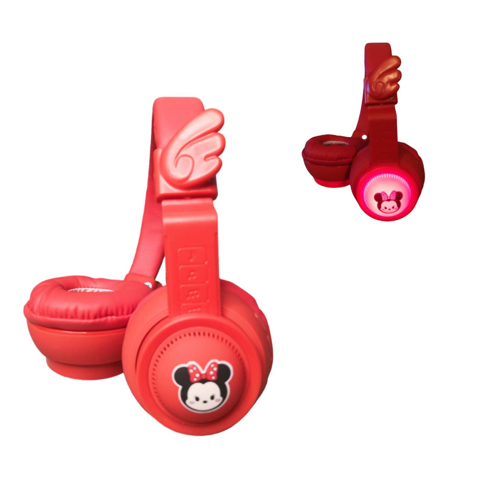 Audífonos de Diadema Bluetooth Minnie Mouse con Luz 