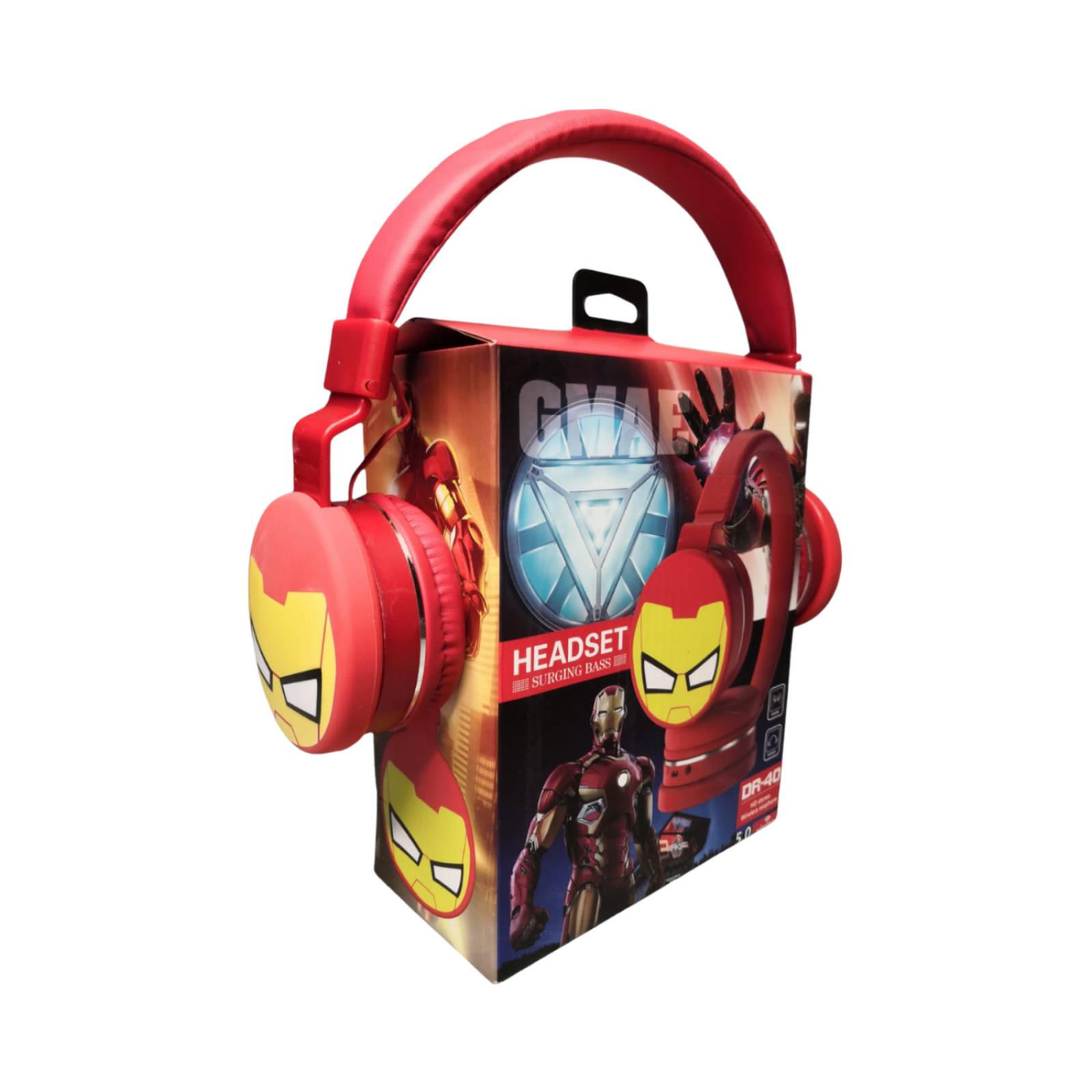 Audífonos de Diadema Bluetooth Iron Man 