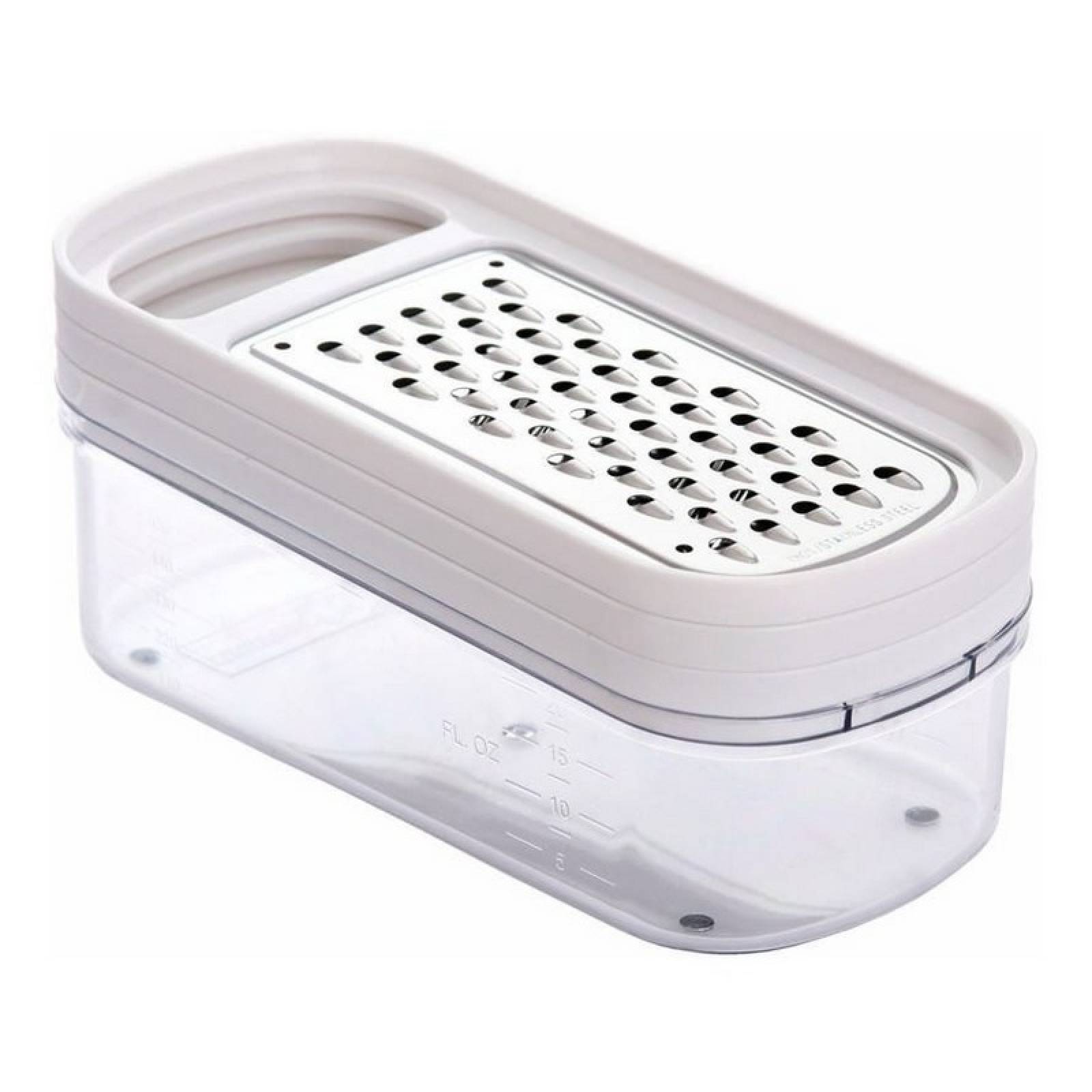 Multi Rallador De Verduras Con Recipiente Graduado Metaltex