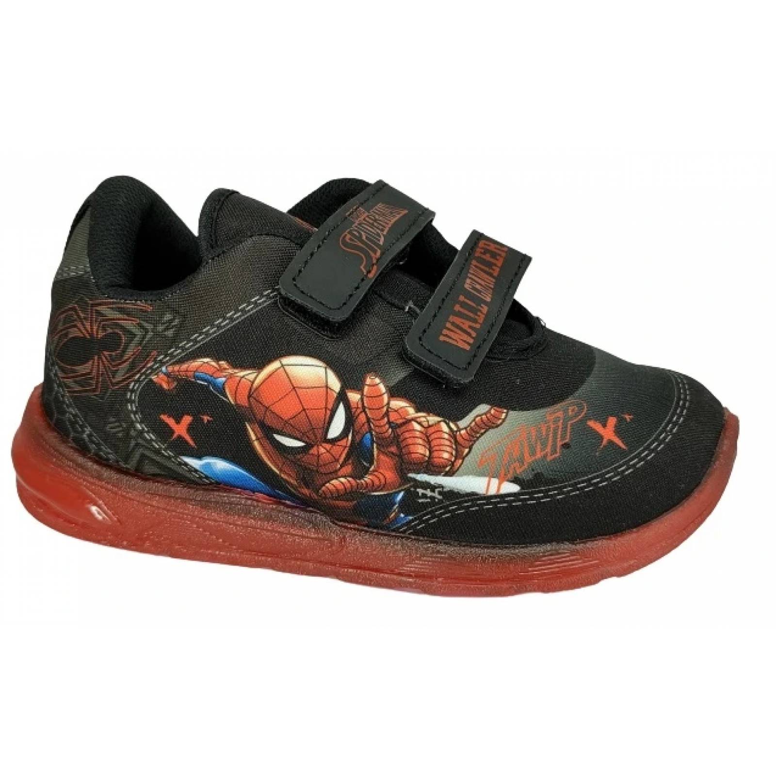 IMAGINATENIS 8465 SPIDERMAN NEGRO ROJO CASUAL