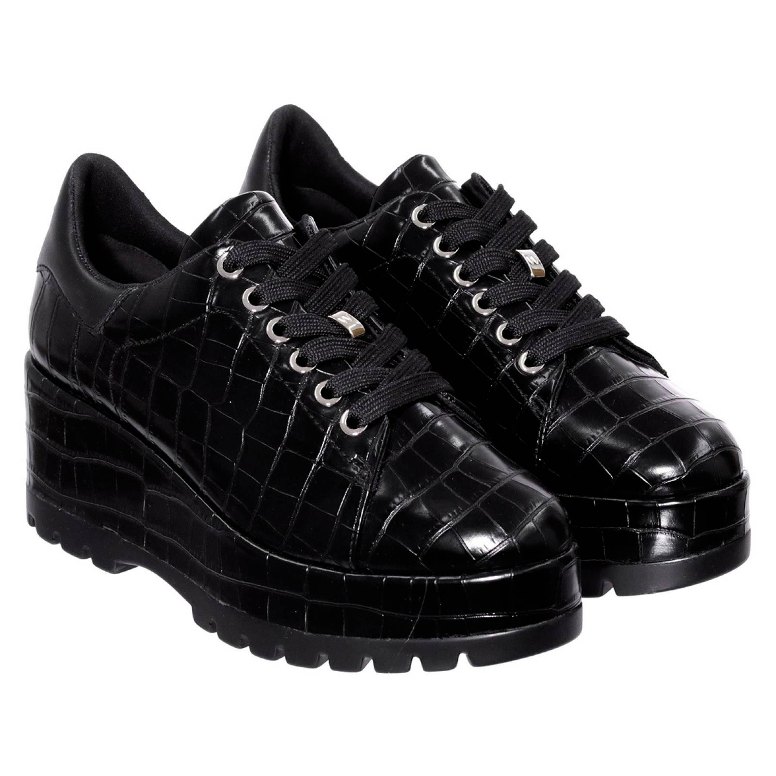 Zapato Tipo Mocasin para Dama Westies modelo WESKOG color negro, composición sintetico