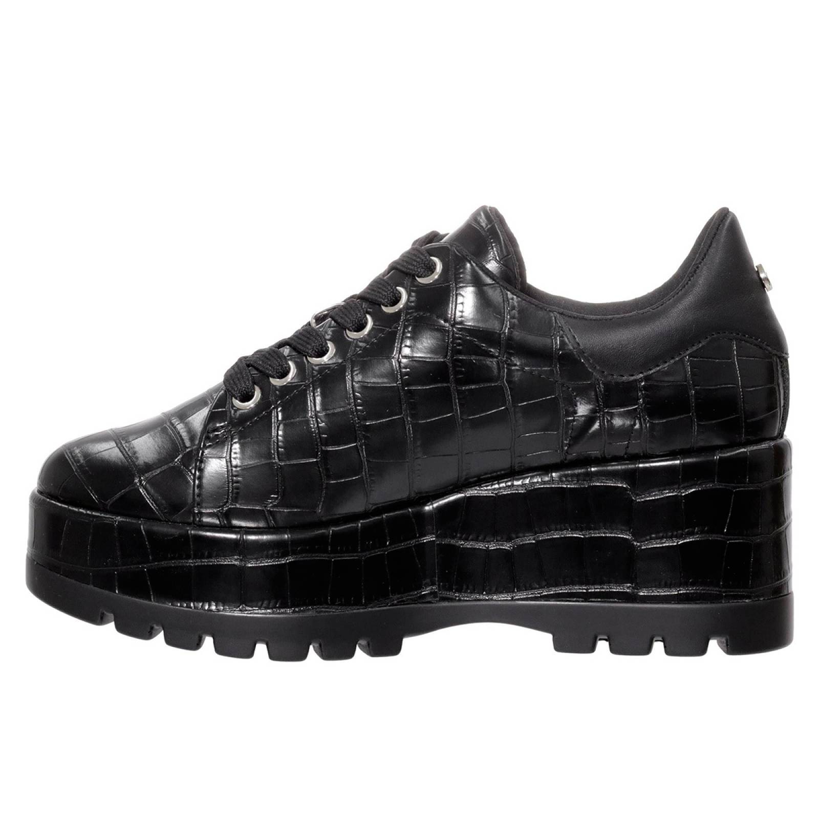 Zapato Tipo Mocasin para Dama Westies modelo WESKOG color negro, composición sintetico