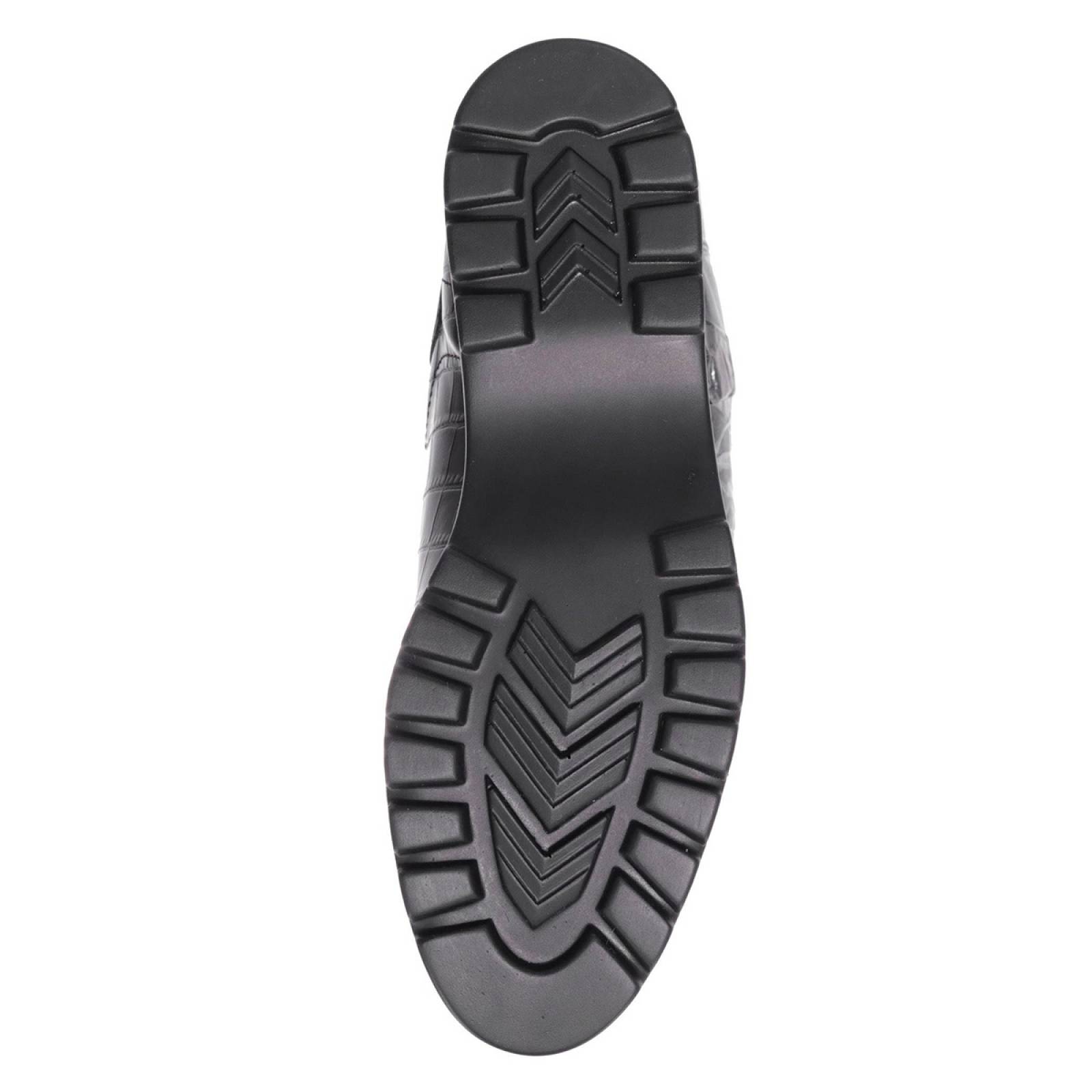 Zapato Tipo Mocasin para Dama Westies modelo WESKOG color negro, composición sintetico