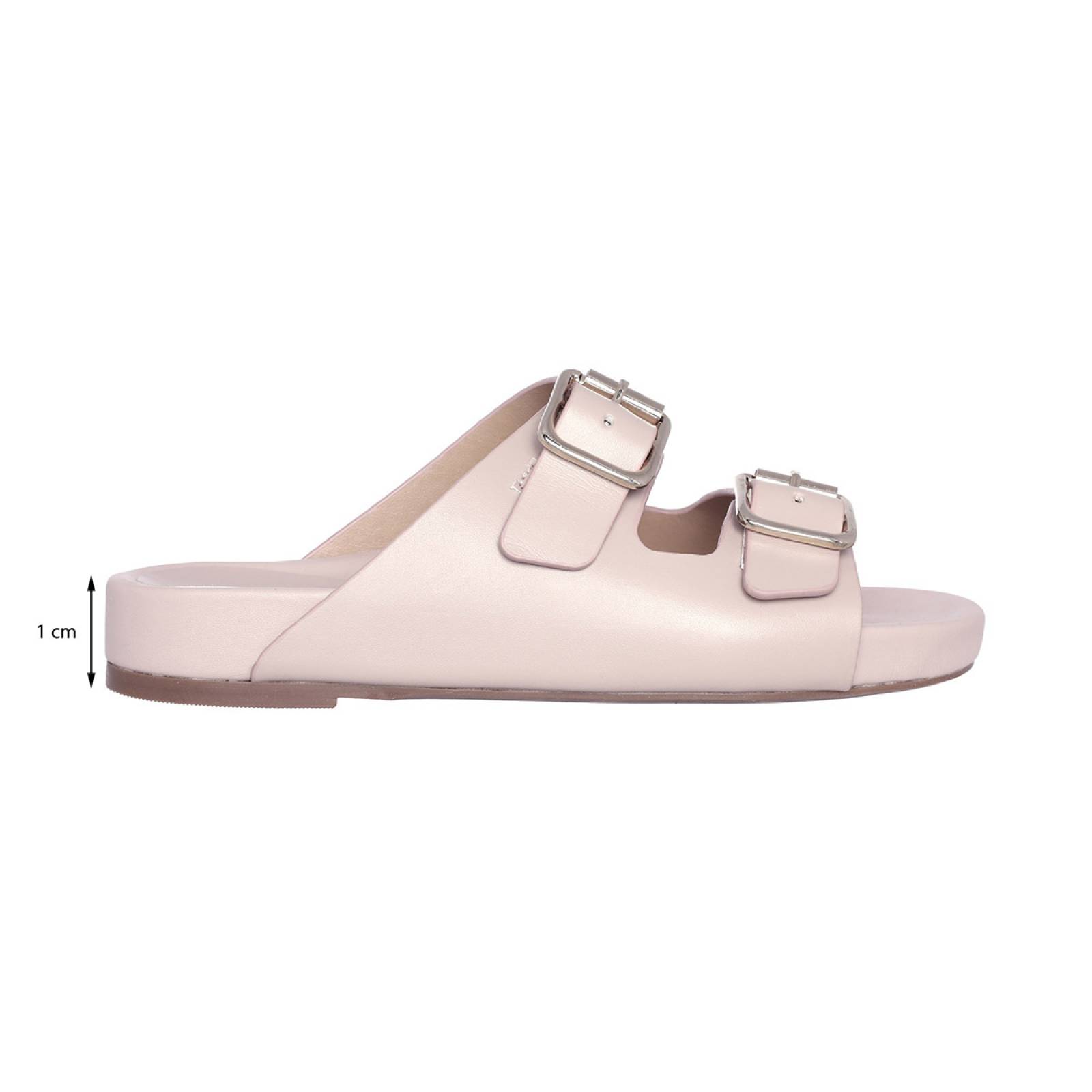 Sandalia Para Mujer Westies modelo WEKUBY color beige, composición sintetico