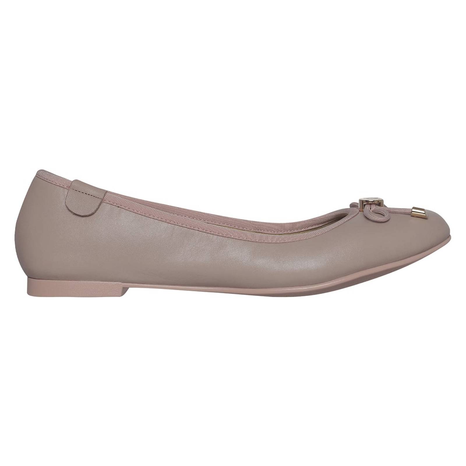 Ballerina Para Mujer Westies modelo WEELIOS color beige, composición piel