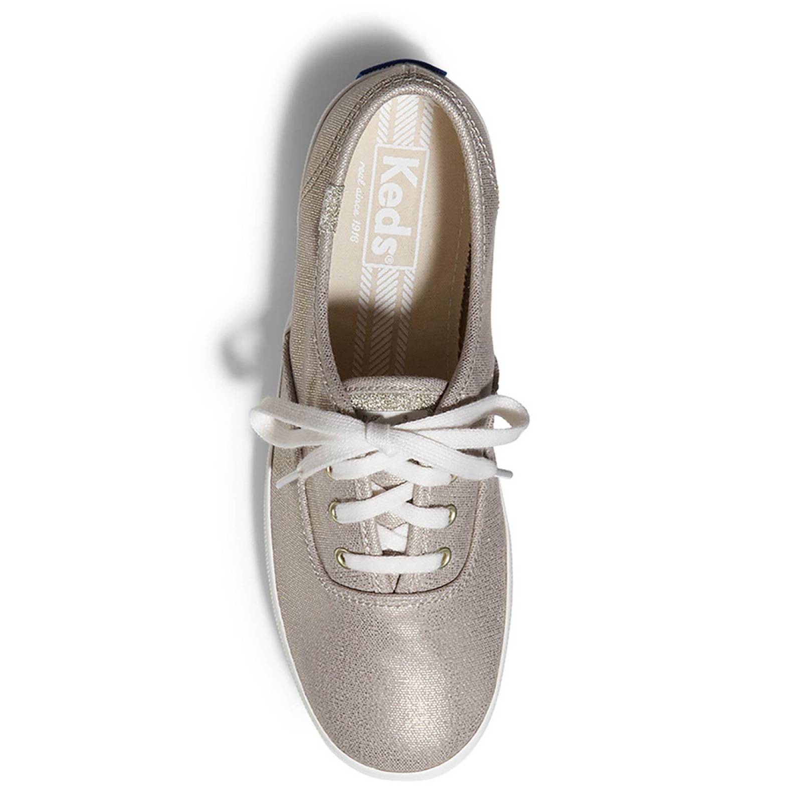 Tenis para Dama Keds modelo WF54517MP color oro, composición lona
