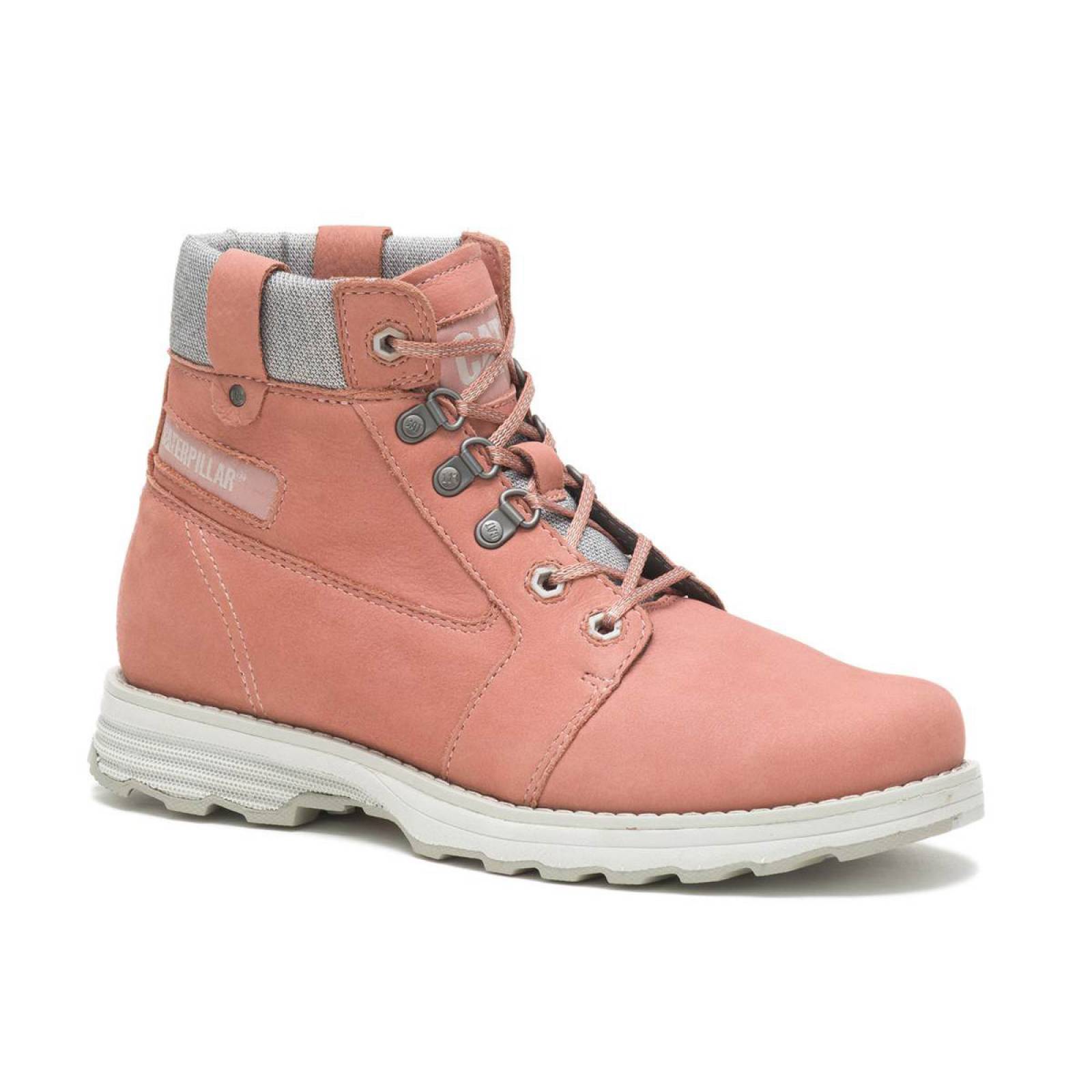Bota para Dama Cat modelo P311601 color rosa, composición piel
