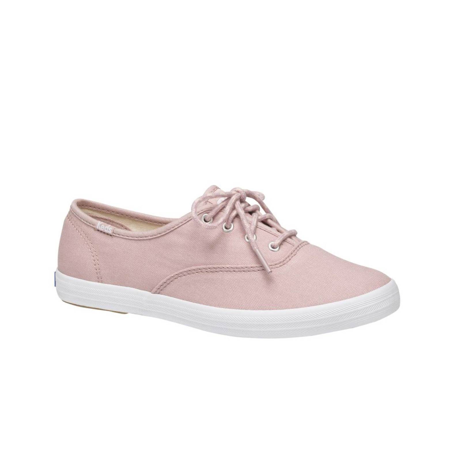 Tenis para Dama Keds modelo WF64026 color rosa, composición lona