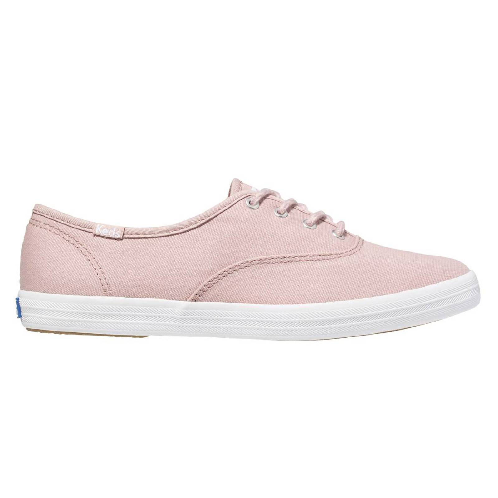 Tenis para Dama Keds modelo WF64026 color rosa, composición lona