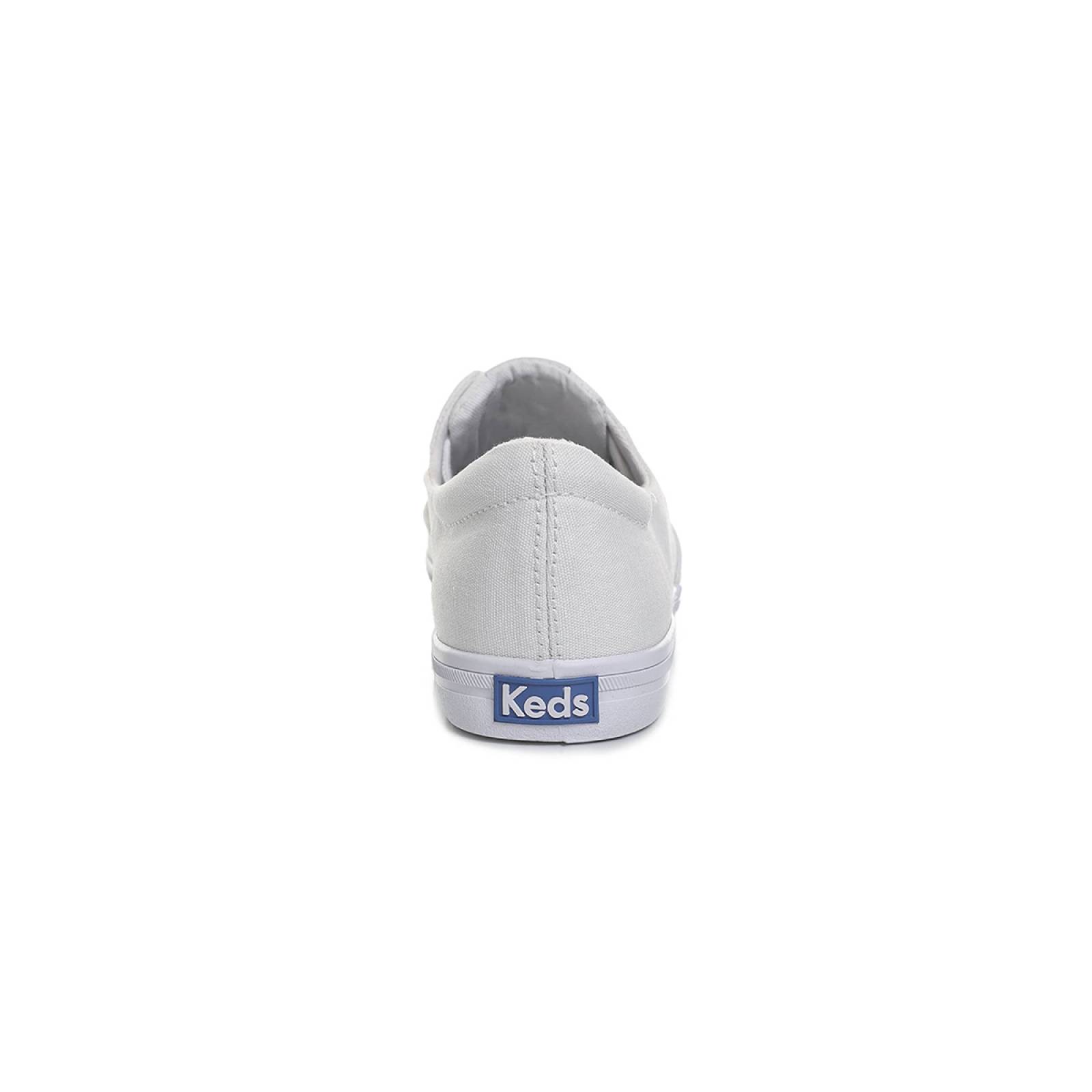 Tenis Para Mujer Keds modelo WF66554 color blanco, composición lona