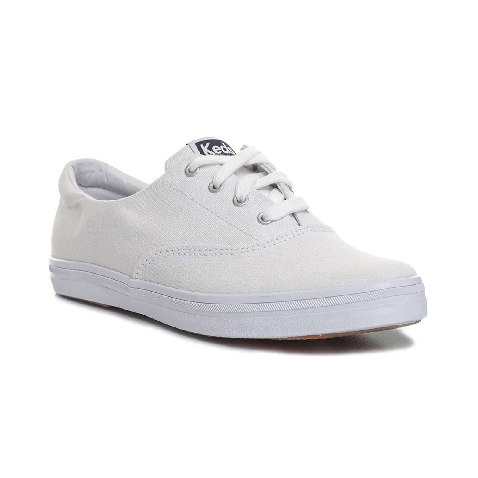 Tenis Para Mujer Keds modelo WF66554 color blanco, composición lona