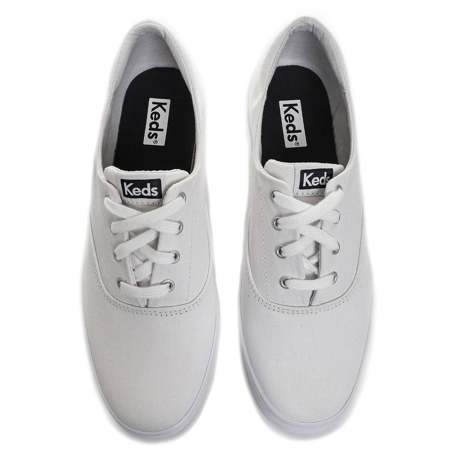 Tenis Para Mujer Keds modelo WF66554 color blanco, composición lona