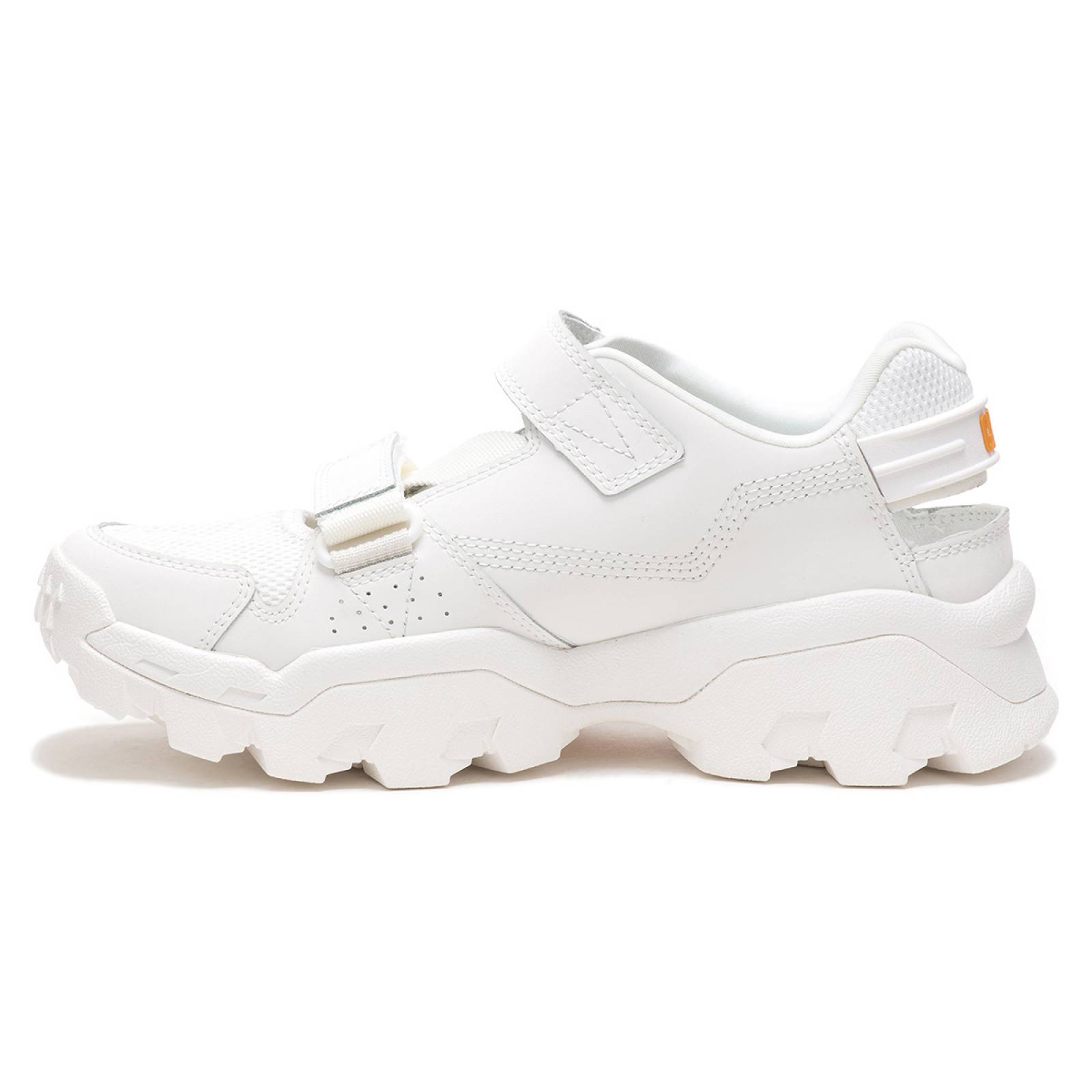 Tenis Para Mujer Cat modelo P110584W color blanco, composición piel