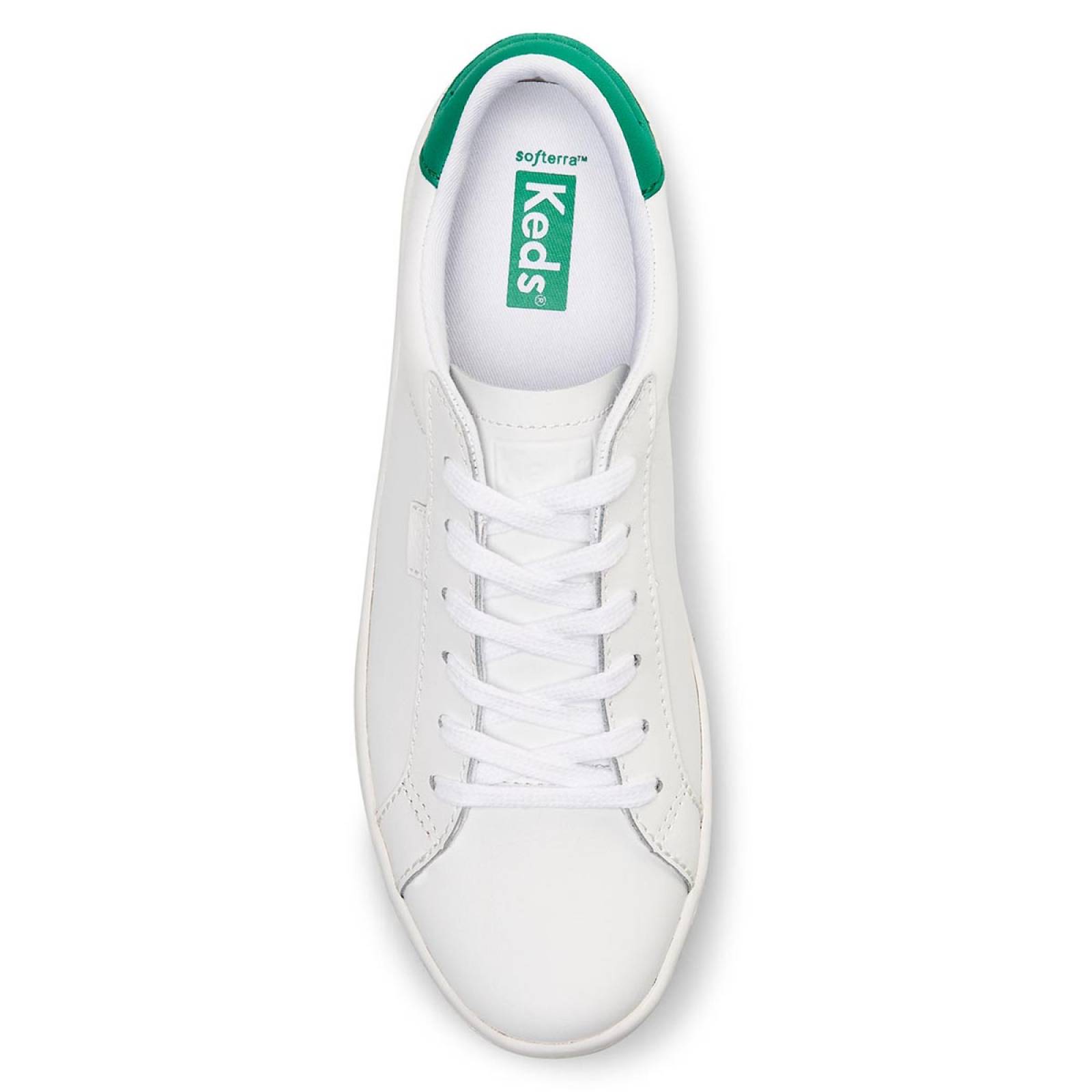Tenis Para Mujer Keds modelo WH66904 color blanco, composición piel