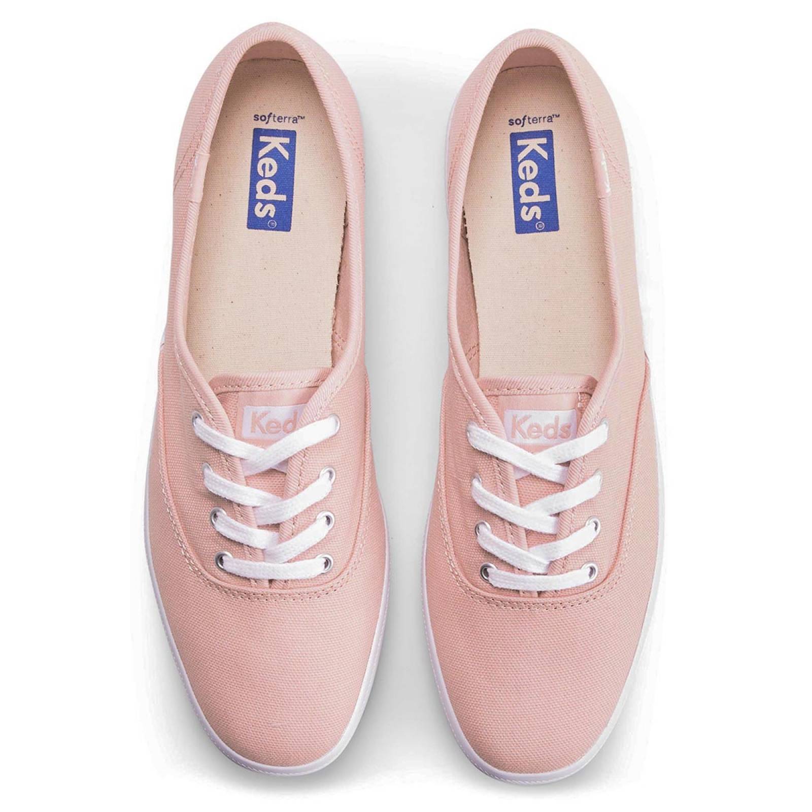 Tenis Para Mujer Keds modelo WF66256 color rosa, composición lona