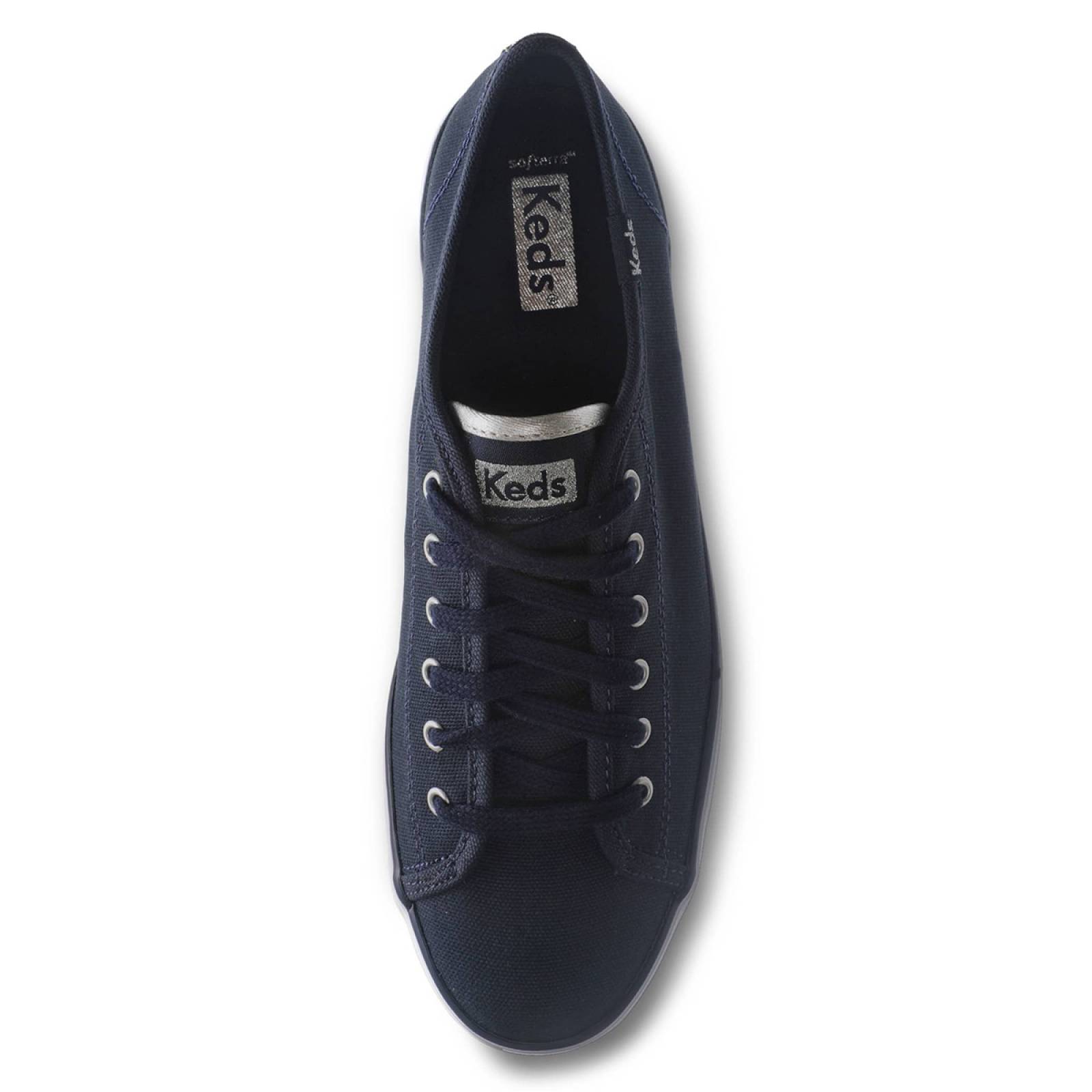 Tenis Para Mujer Keds modelo WF67099 color azul marino, composición lona