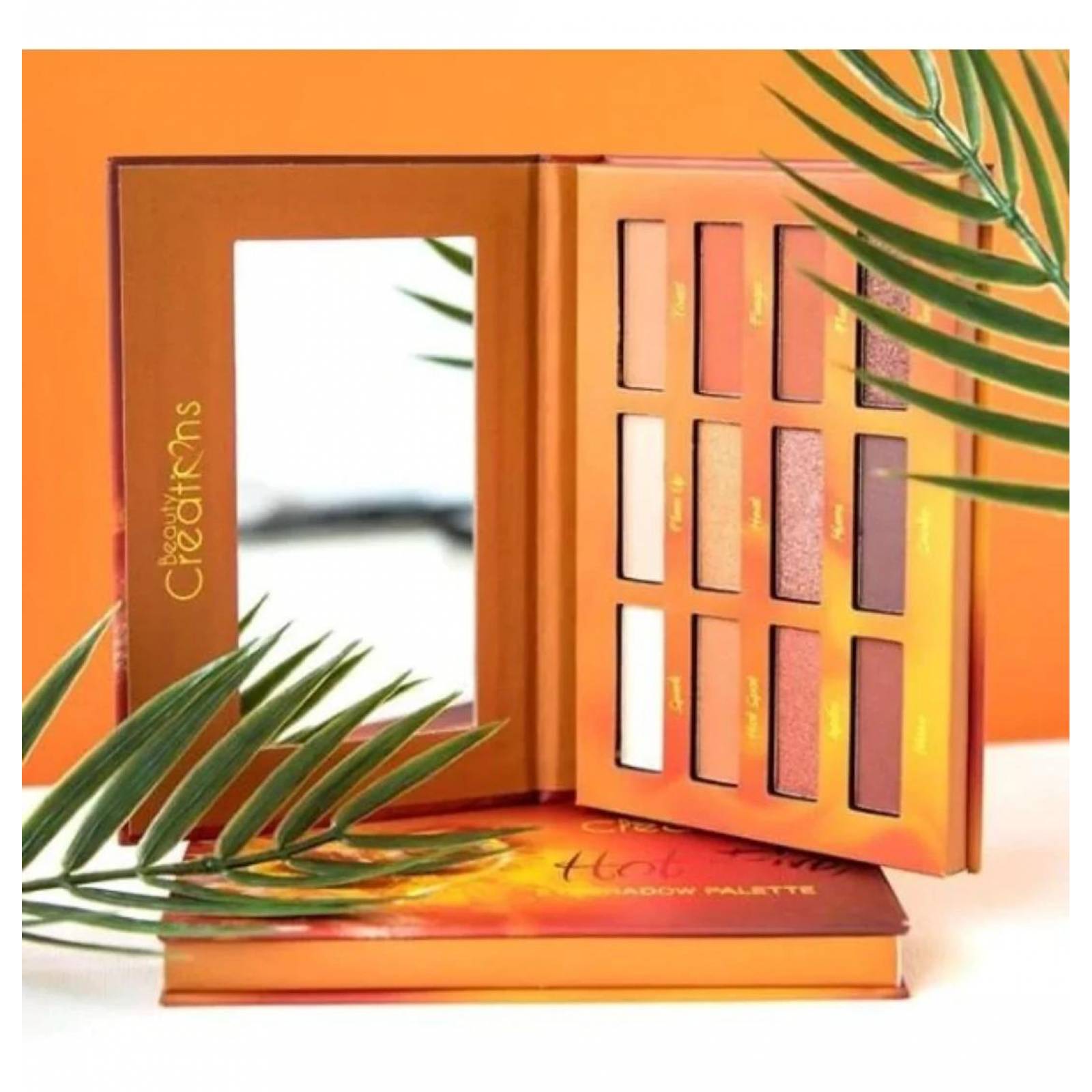 Paleta De Sombras Hot Fire Beauty Creations 12 Tonos 