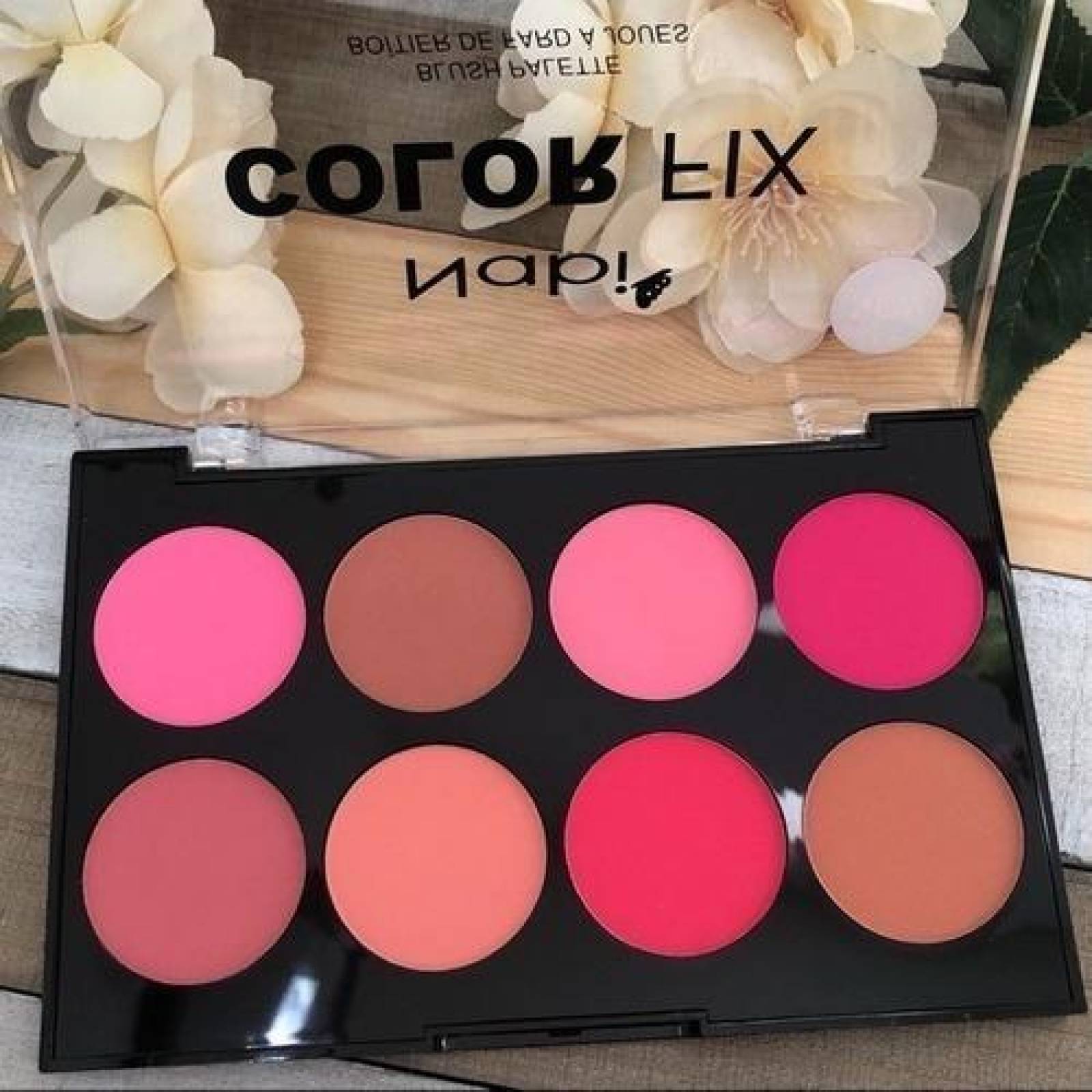 Nabi Paleta De Rubores Color Fix Con 8 Tonos