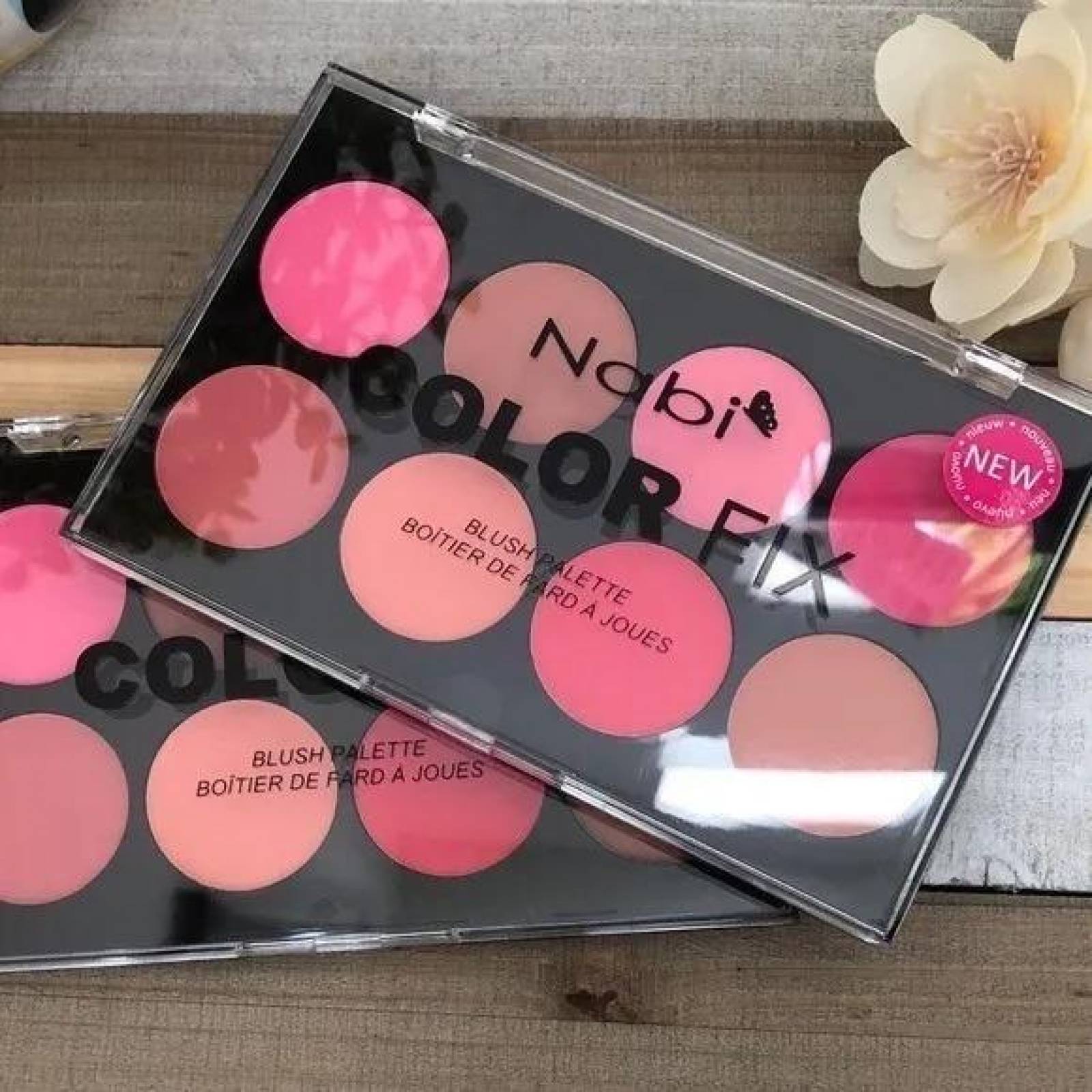 Nabi Paleta De Rubores Color Fix Con 8 Tonos