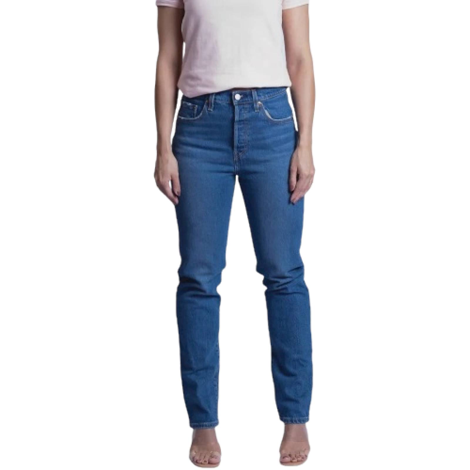 Jeans Levis 501 Original Fit High Rise 12501-0366 Mujer 