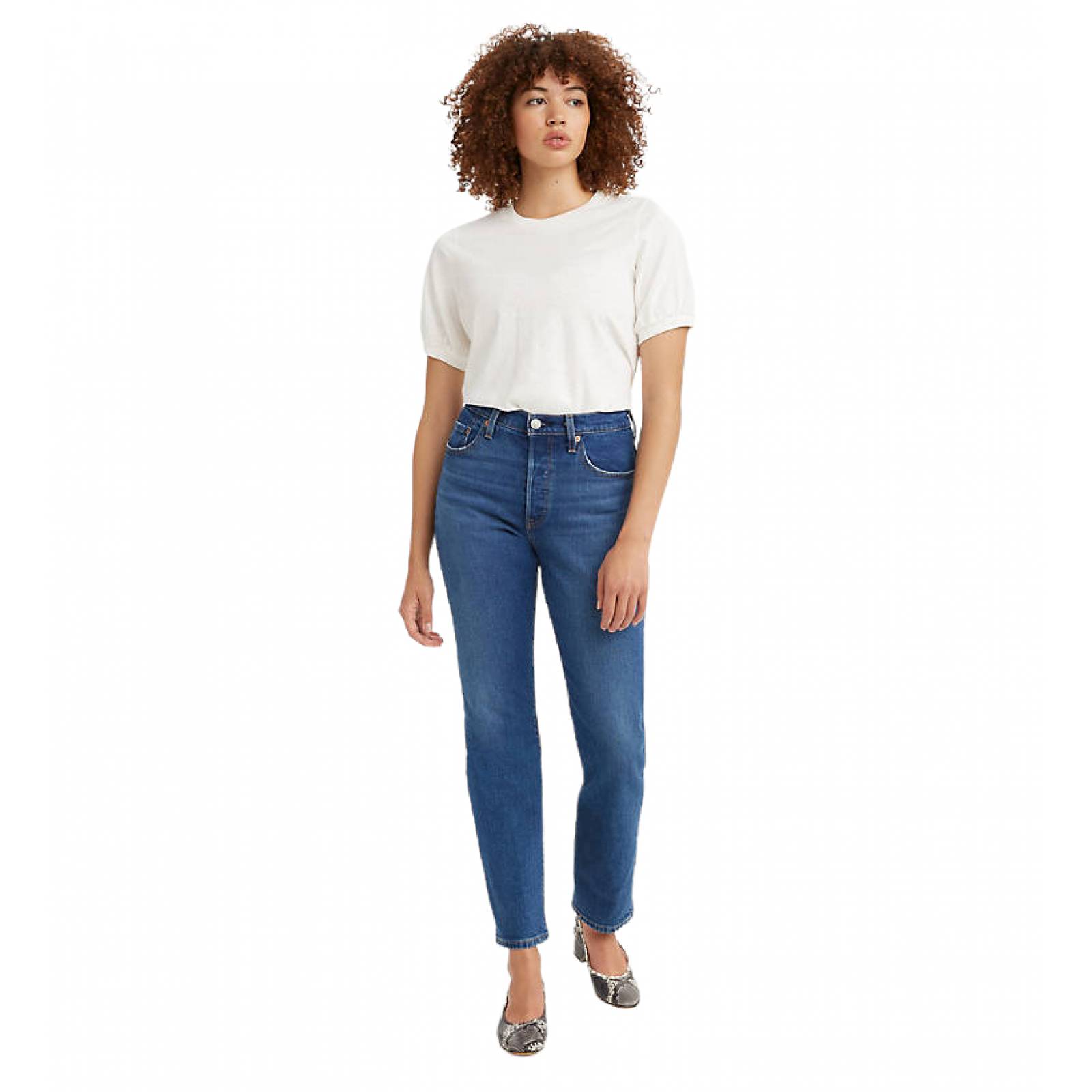 Jeans Levis 501 Original Fit High Rise 12501-0366 Mujer 