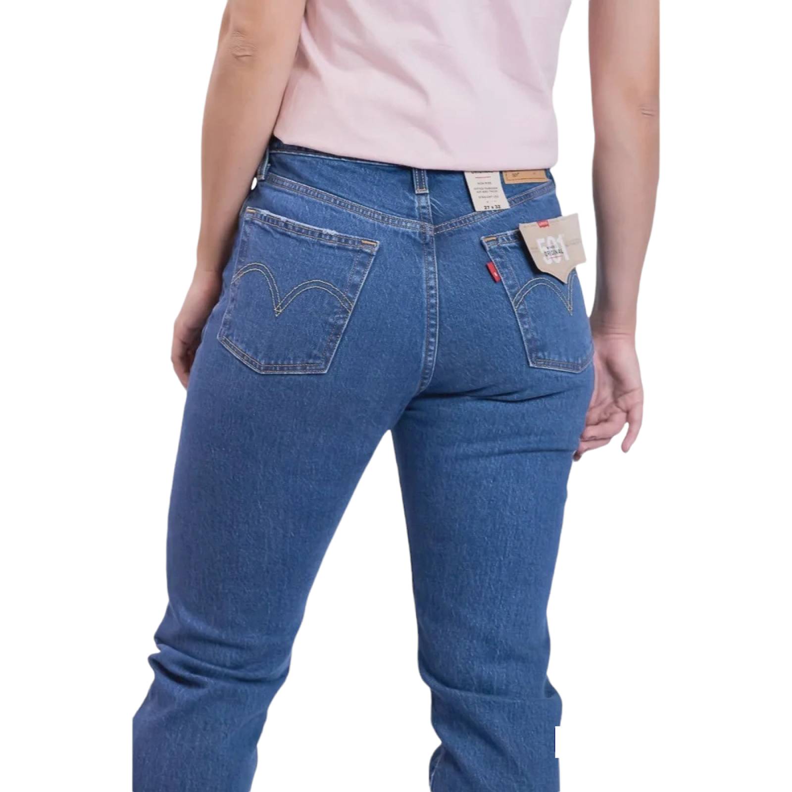 Jeans Levis 501 Original Fit High Rise 12501-0366 Mujer 