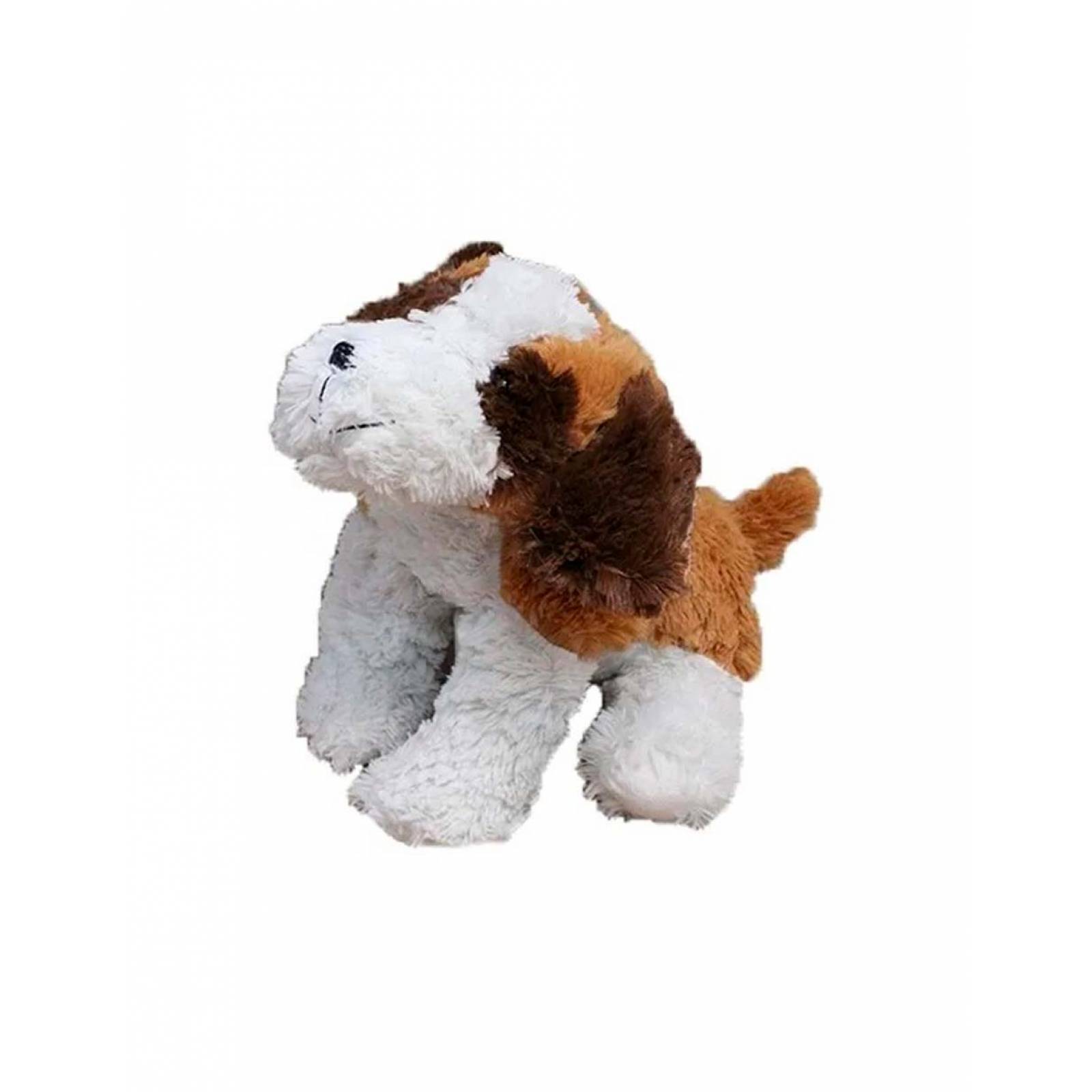 Perro San Bernardo De Peluche Cafe con Blanco 35Cm