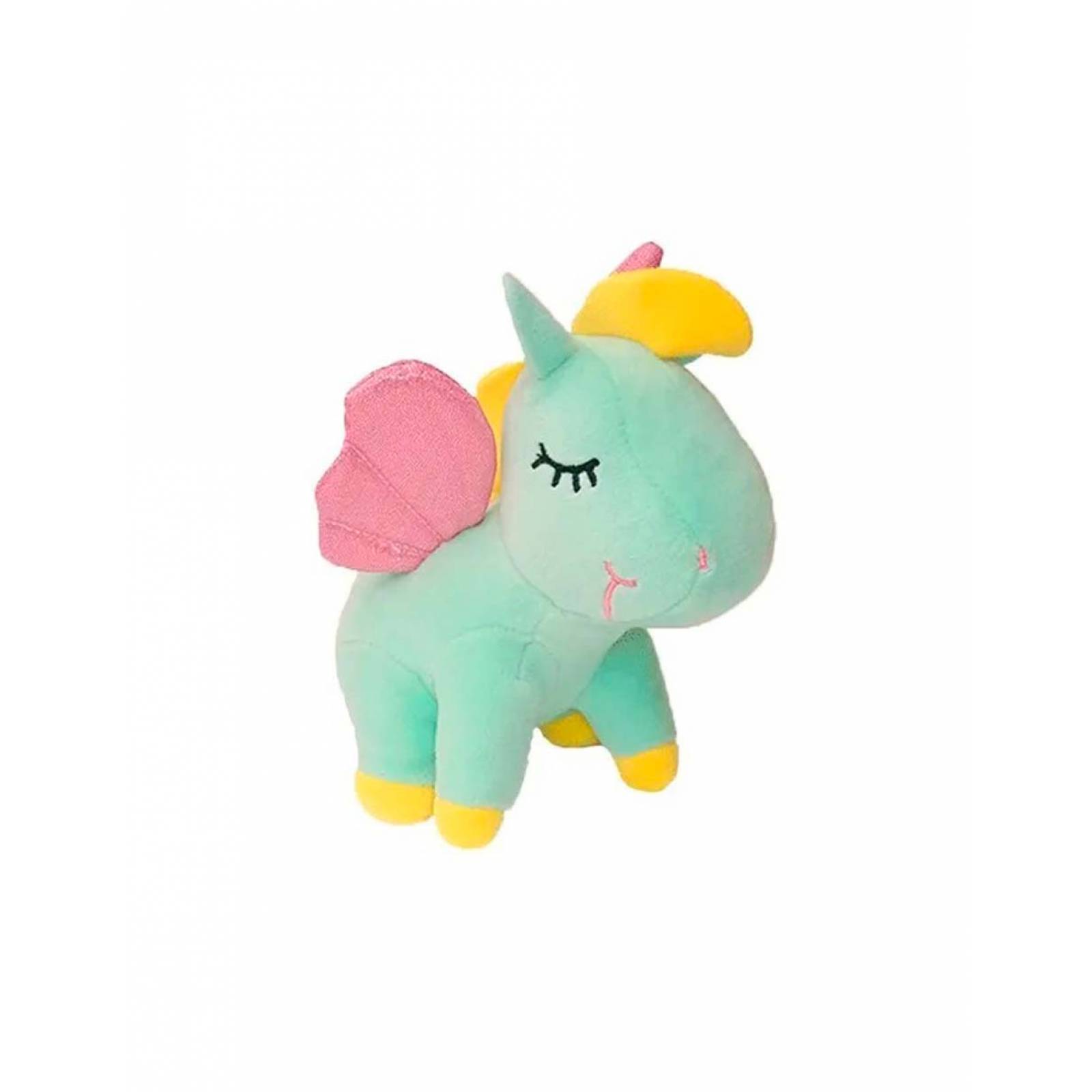 Peluche de Unicornio Con Alas Arcoiris 23cm