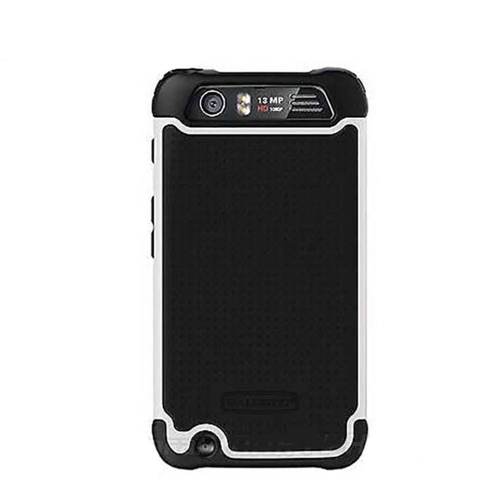 . Funda Ballistic SG Motorola Atrix HD Blanca Negro 