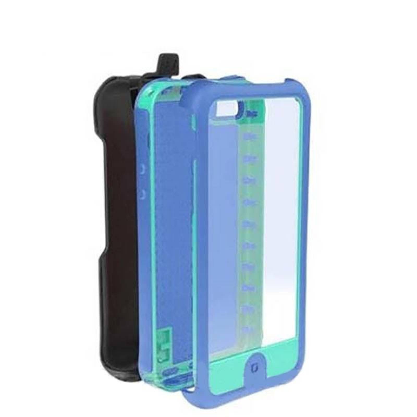 . Funda Ballistic Every para iPhone 5 Lila Verde con clip