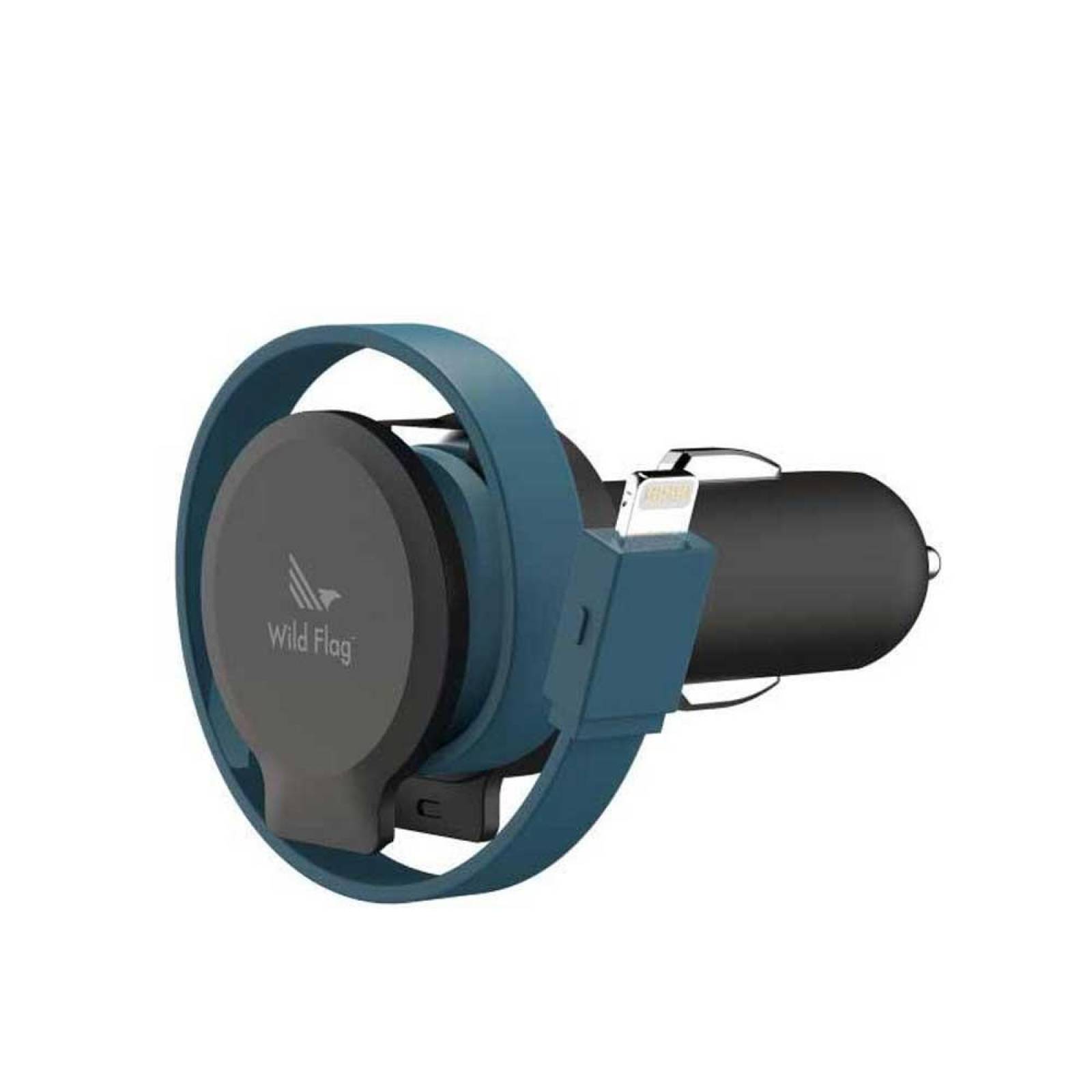 Cargador Auto Lightning 3.4A certificado para iPhone iPad - Wild Flag 