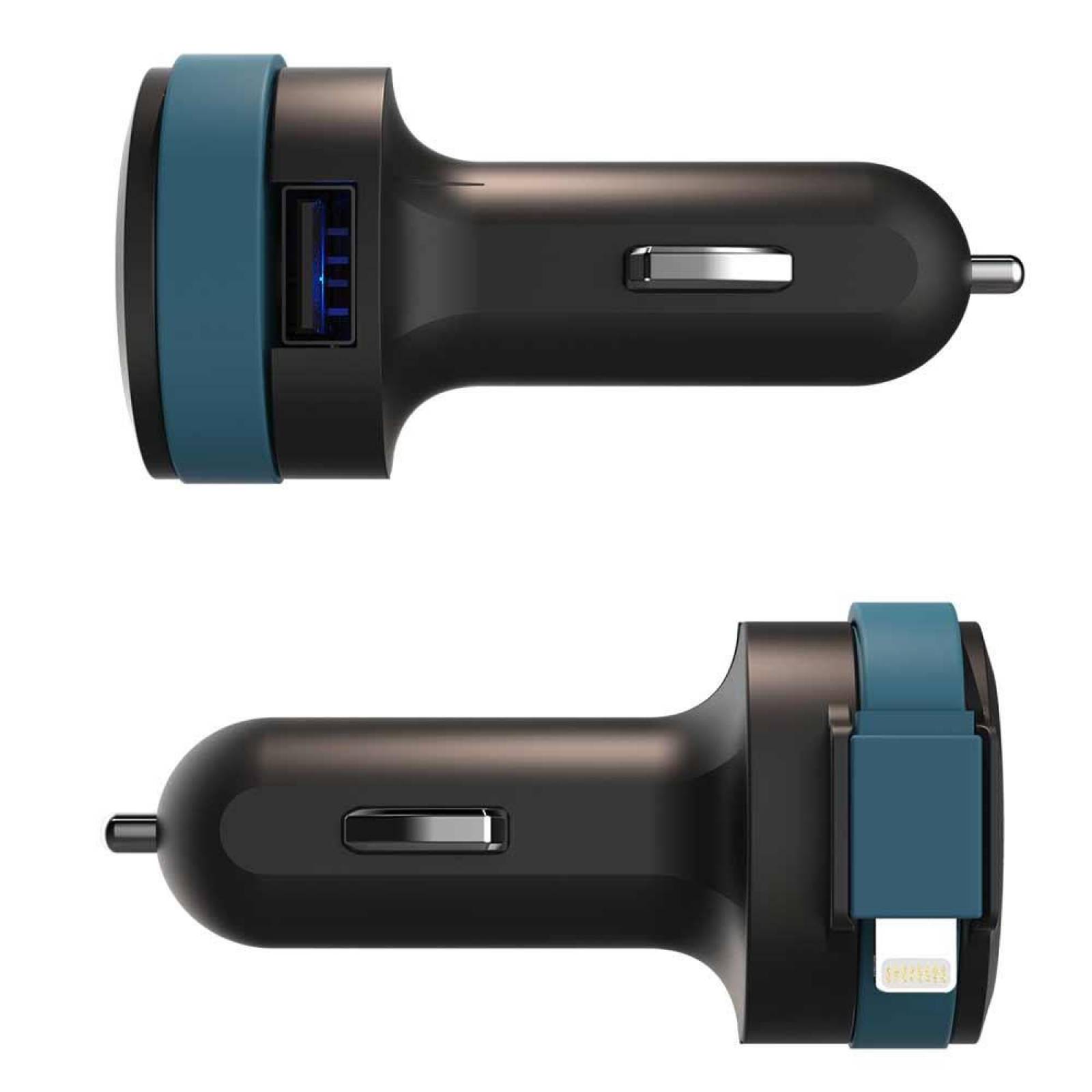 Cargador Auto Lightning 3.4A certificado para iPhone iPad - Wild Flag 