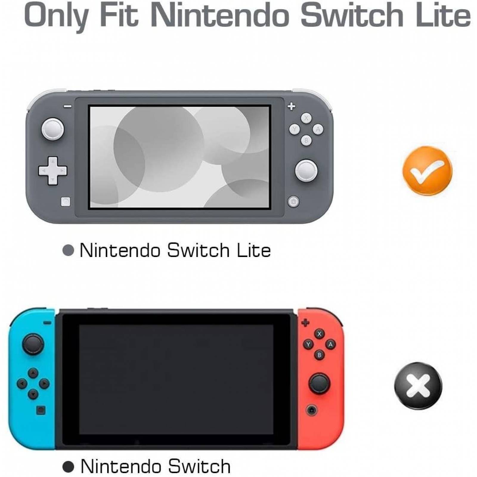 MOKO, . Funda MOKO silicon para control Nintendo Switch Lite - Gris