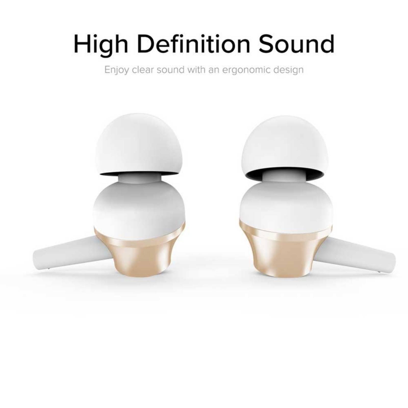 Manos Libres auricular ZIZO Earbuds 3.5mm ORO Dymanic Amp Universal 