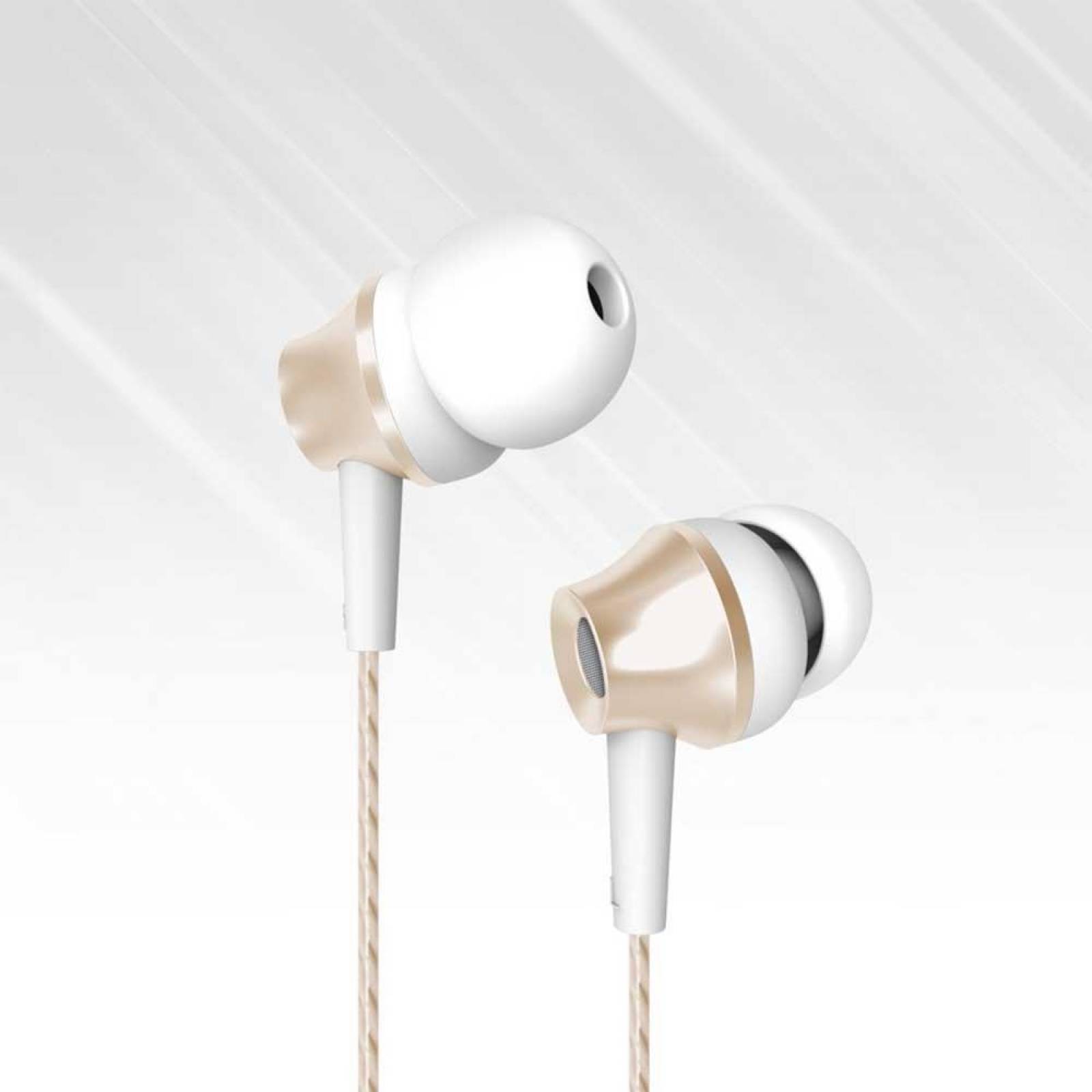 Manos Libres auricular ZIZO Earbuds 3.5mm ORO Dymanic Amp Universal 