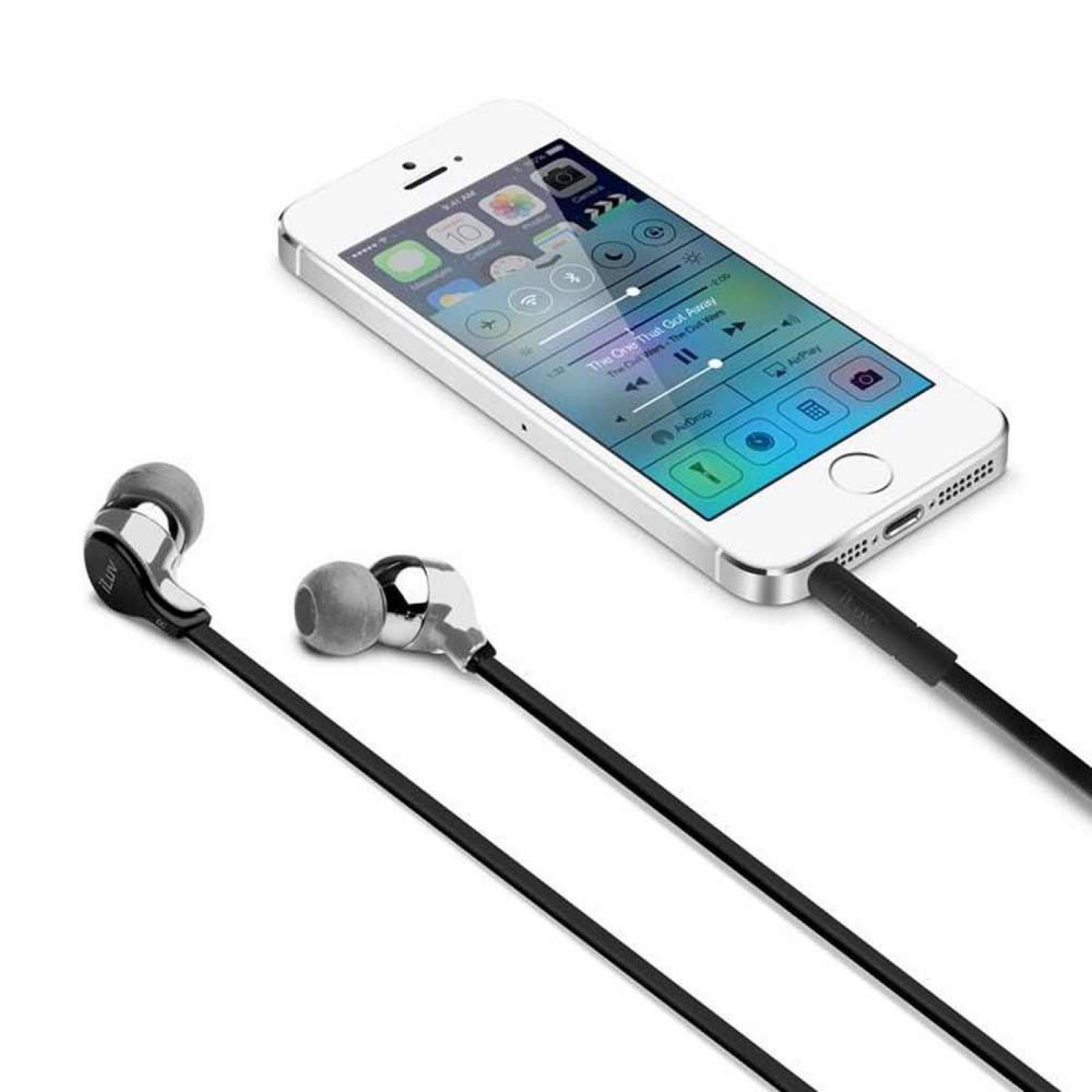 Audifonos ILUV Party On 3.5mm Universal Plata