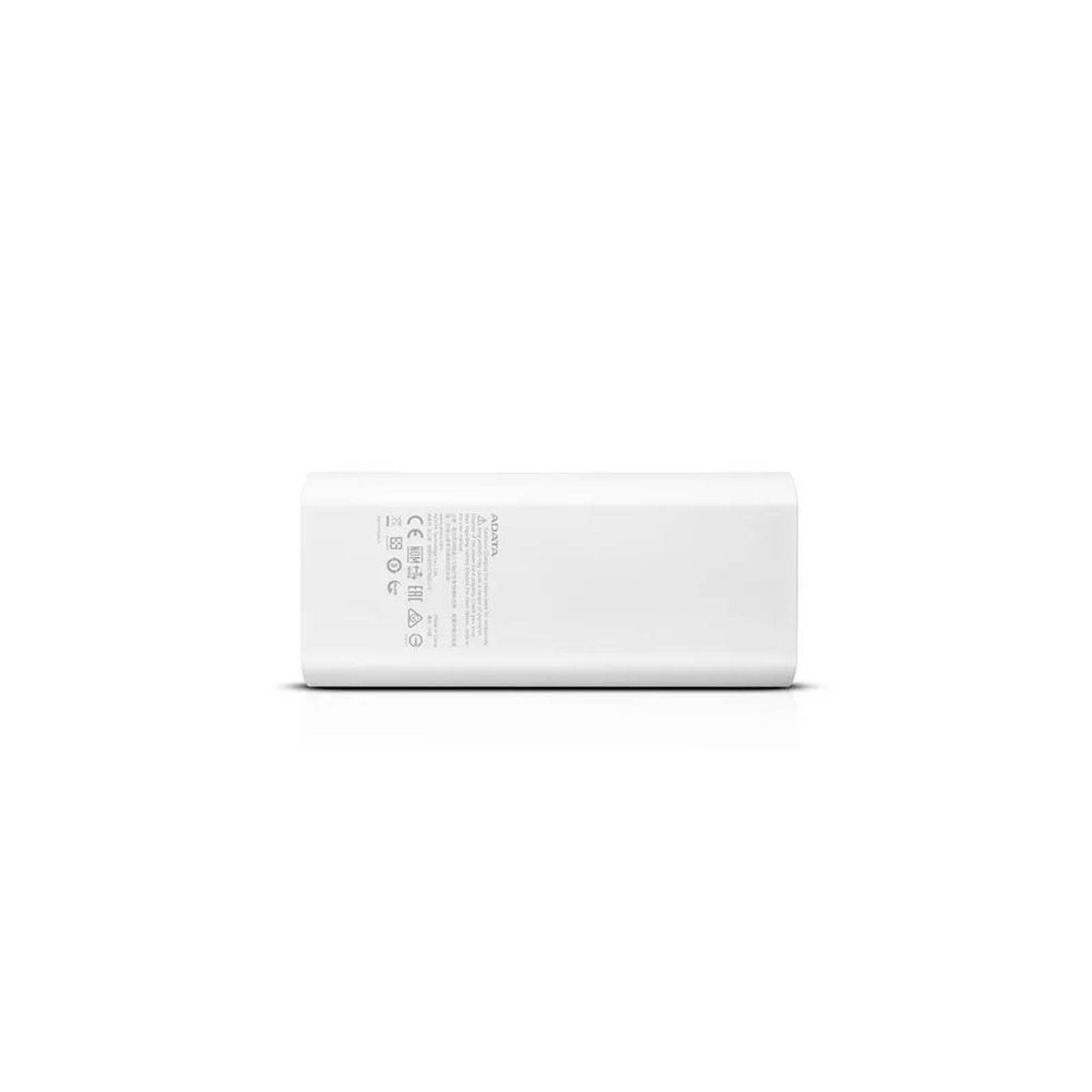 Batería Recargable ADATA Powerbank 12500mAH Blanco Universal