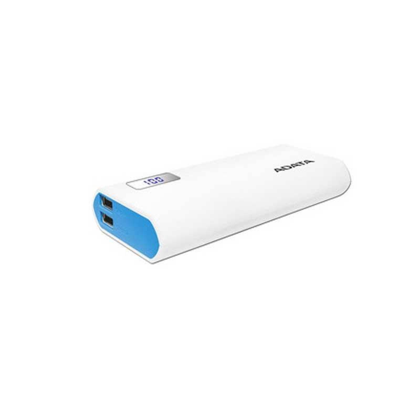 Batería Recargable ADATA Powerbank 12500mAH Blanco Universal