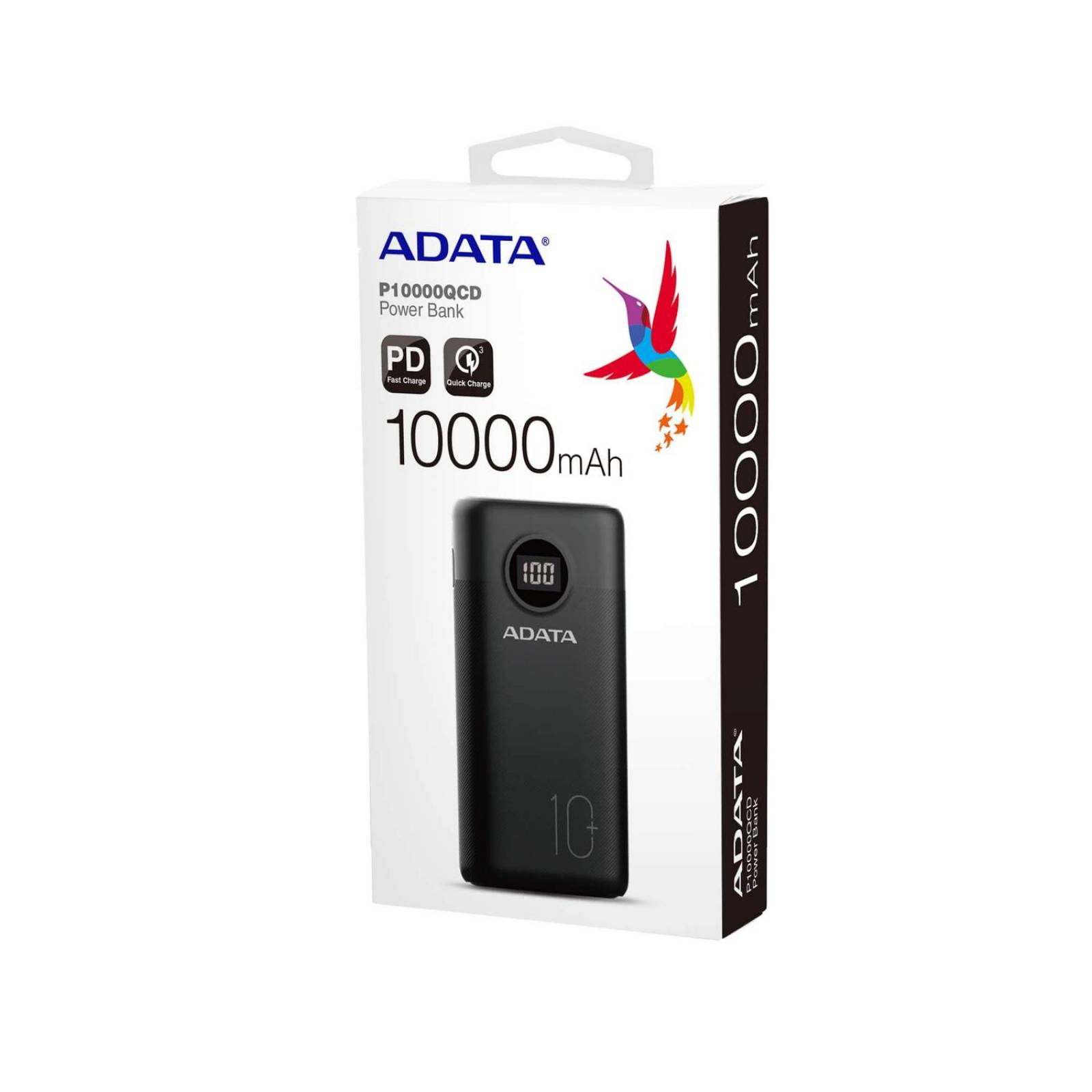 Bateria Recargable ADATA Powerbank 10000mAH NEGRO Universal 