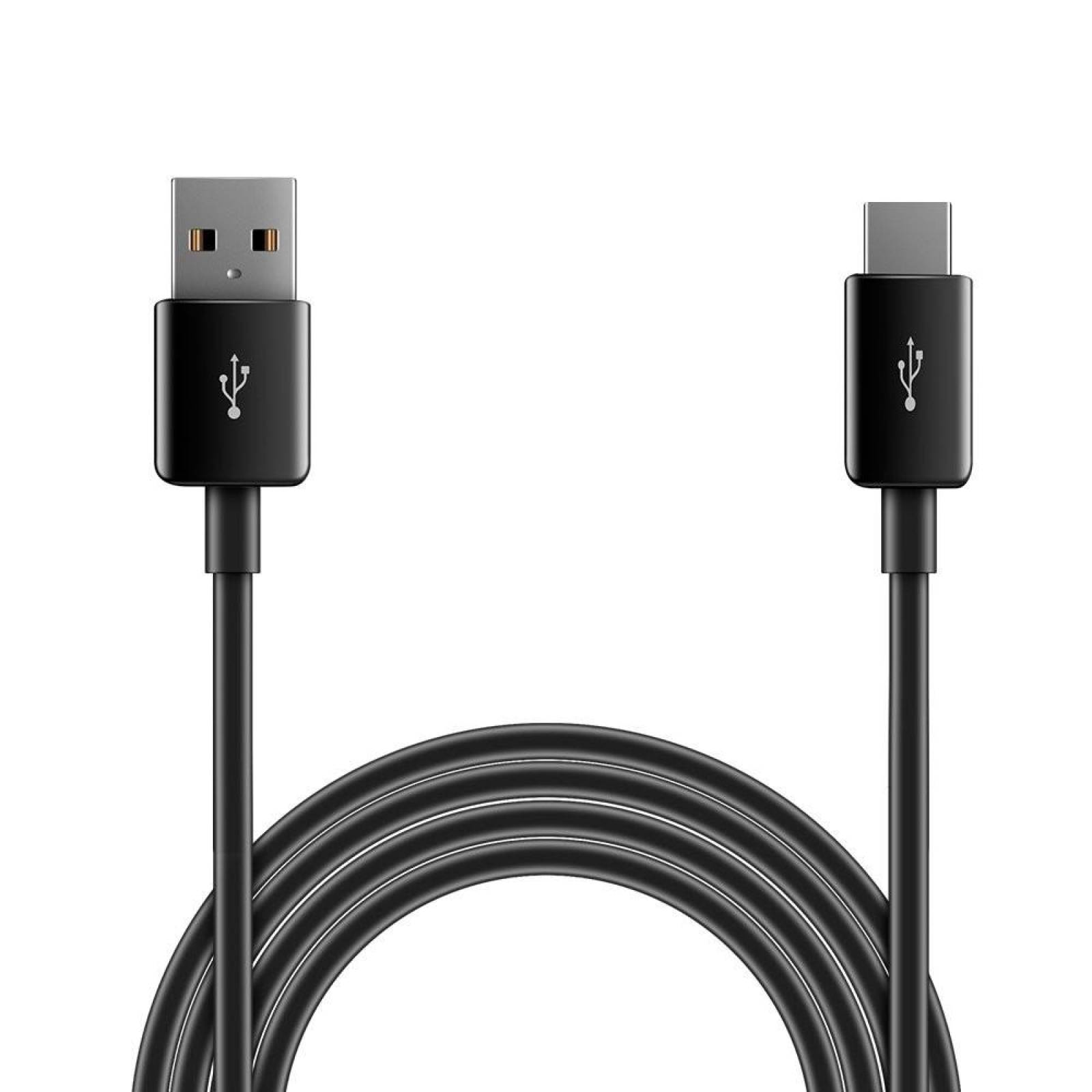 Cable Datos SAMSUNG USB-A a USB-C - Negro - 1.10m Universal (Sin empaque) 