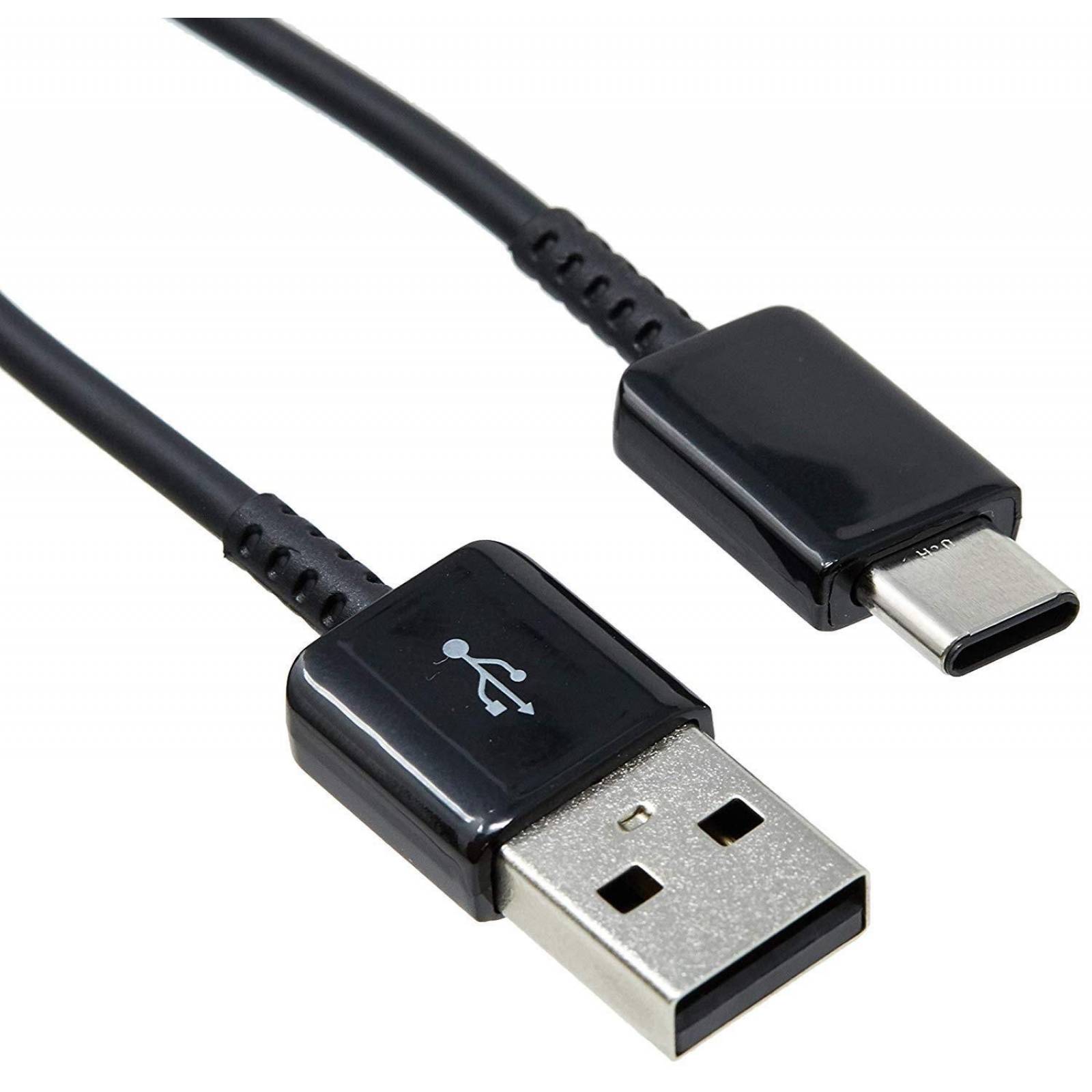 Cable Datos SAMSUNG USB-A a USB-C - Negro - 1.10m Universal (Sin empaque) 