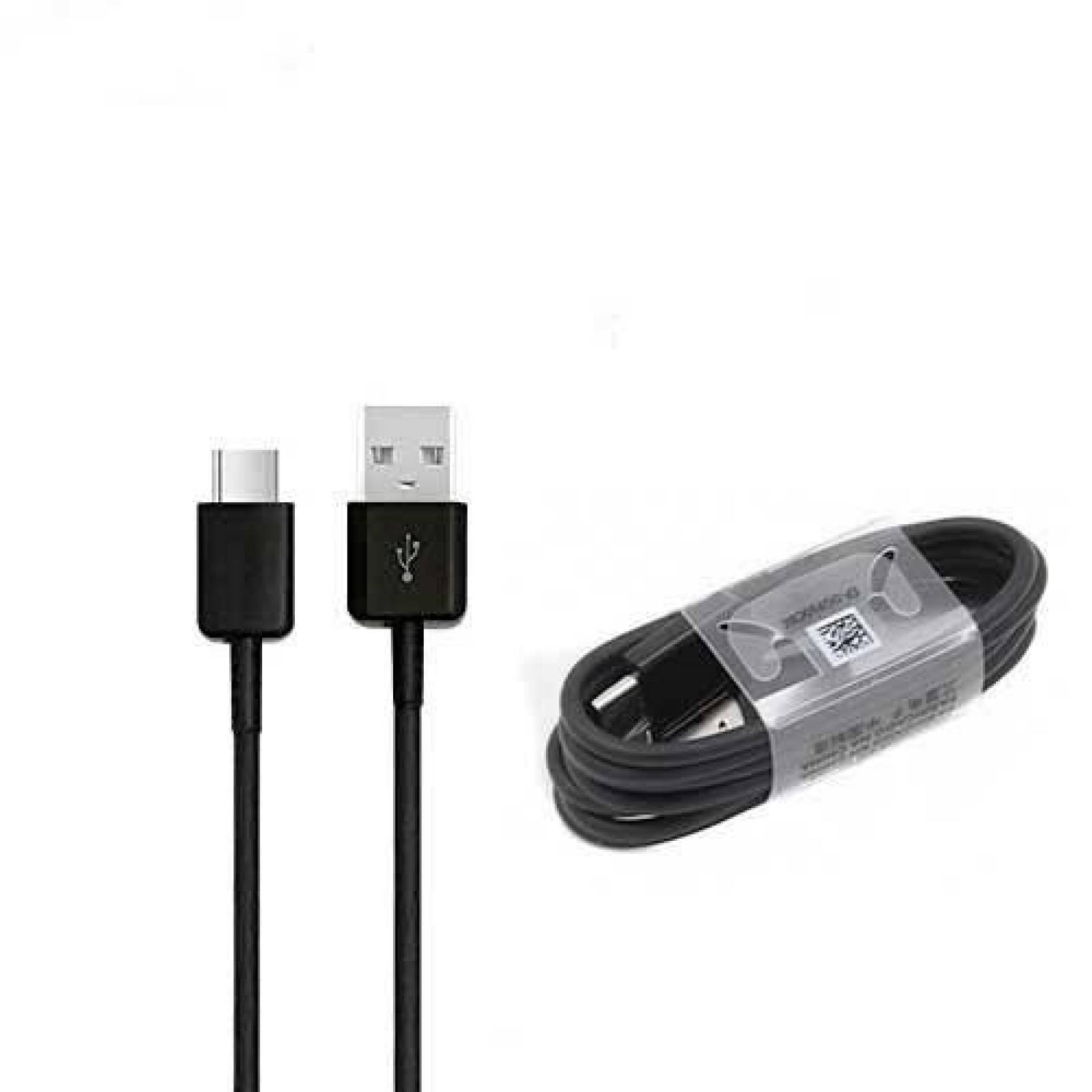 Cable Datos SAMSUNG USB-A a USB-C - Negro - 1.10m Universal (Sin empaque) 