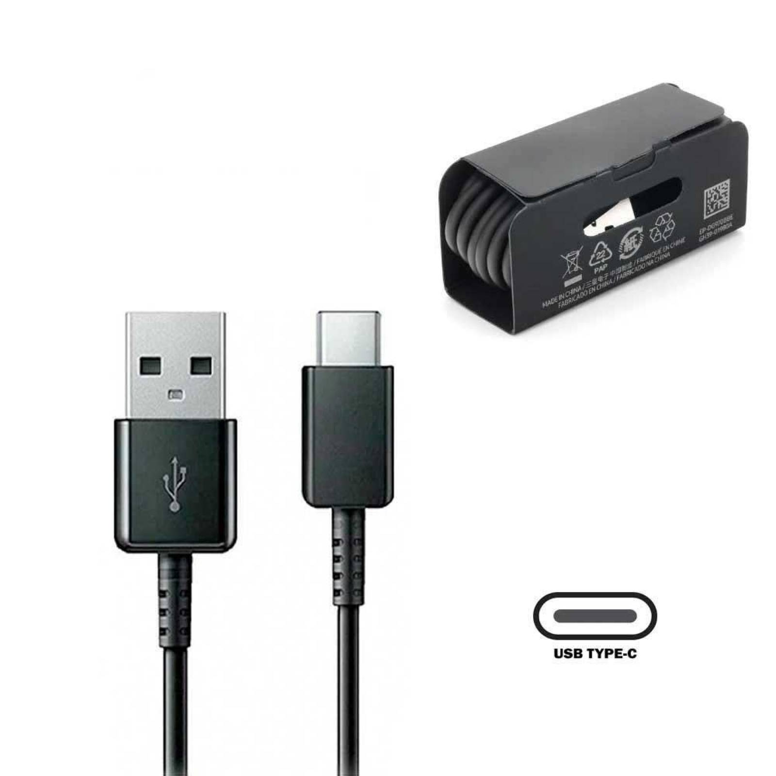 Cable Datos SAMSUNG USB-A a USB-C - Negro - 1m Universal 