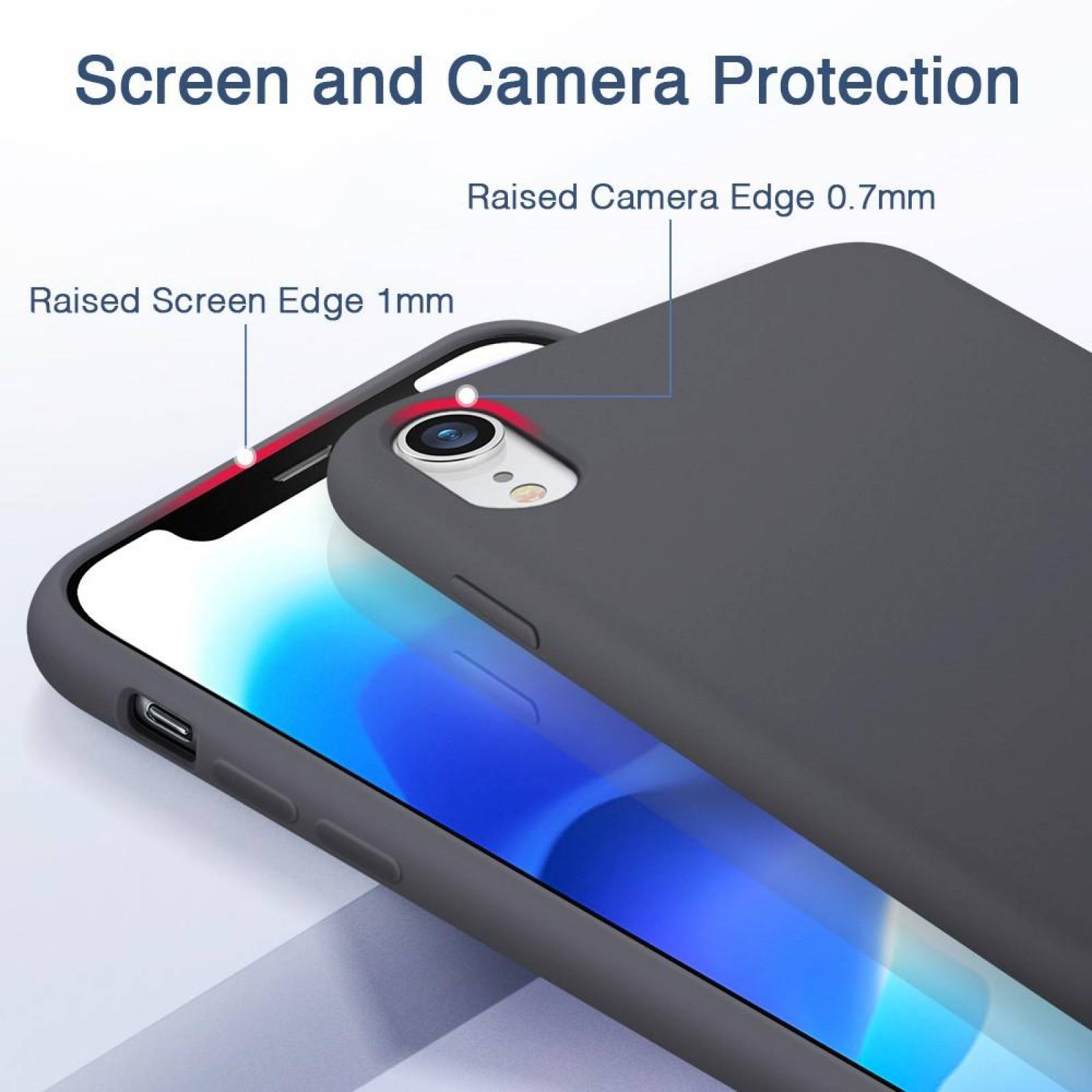 Funda ESR Yippee para iPhone XR Gris