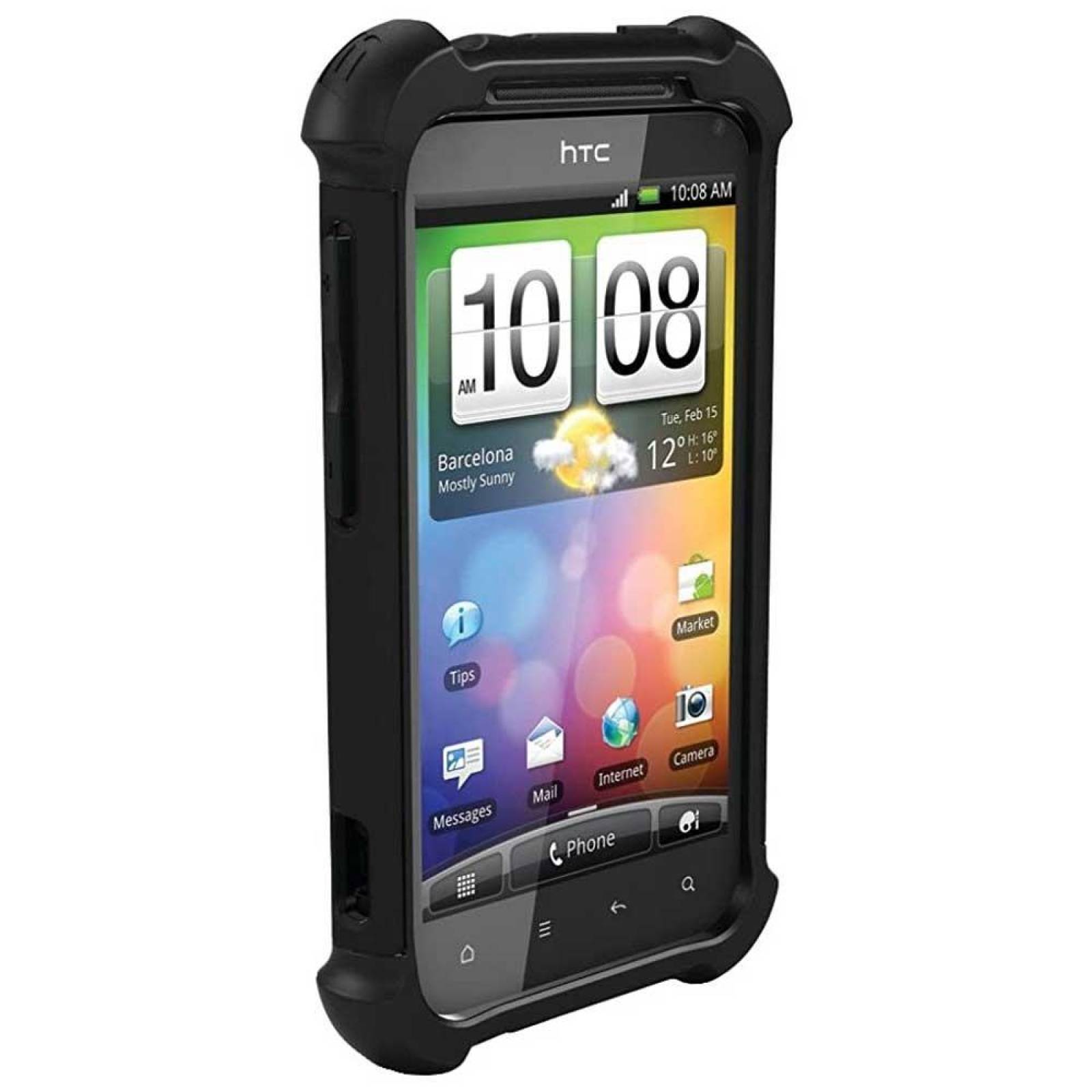 . Funda Ballistic SG HTC Incredible 2 e Incredible S Negro 