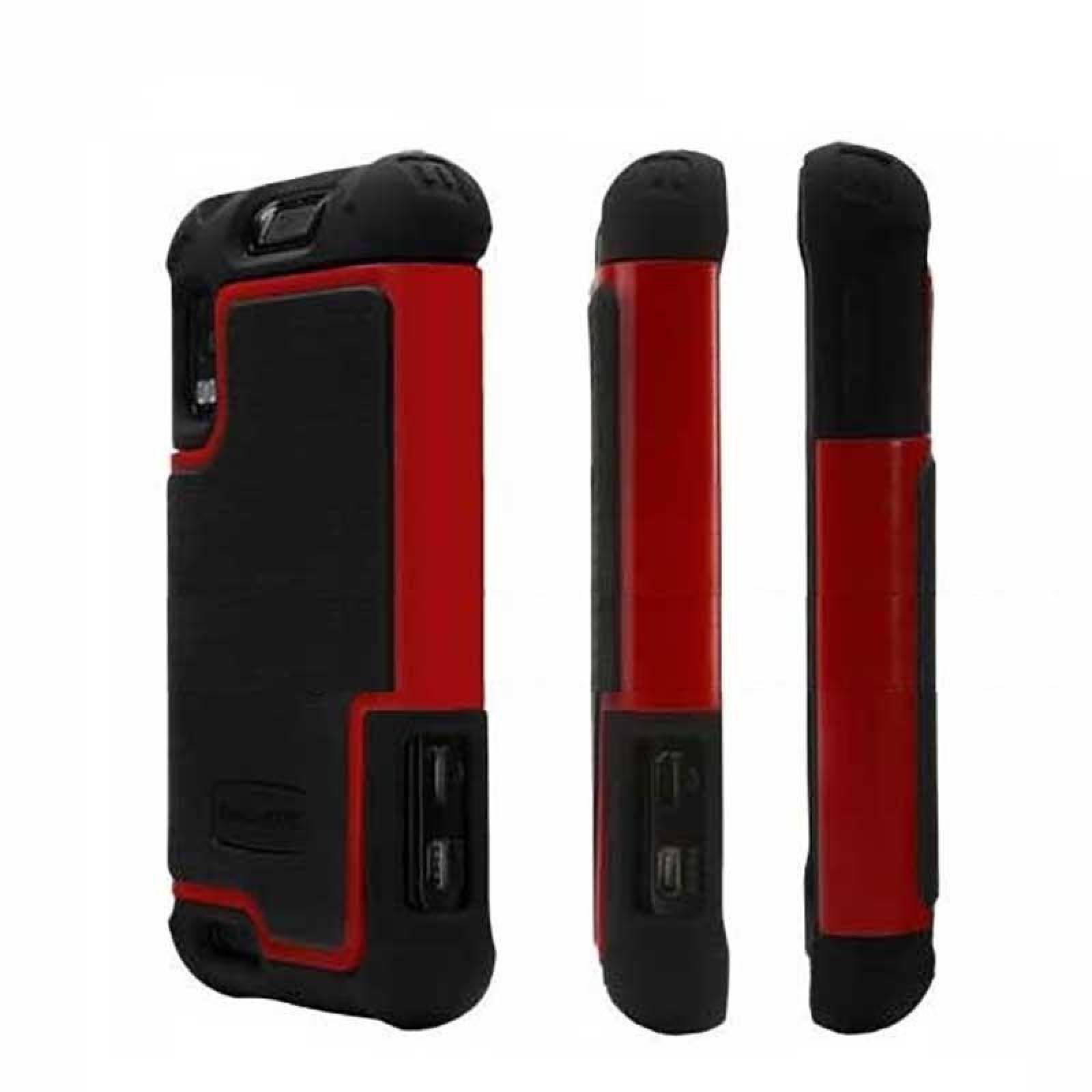 . Funda Ballistic SG para Motorola Atrix y Atrix 4G negro rojo 