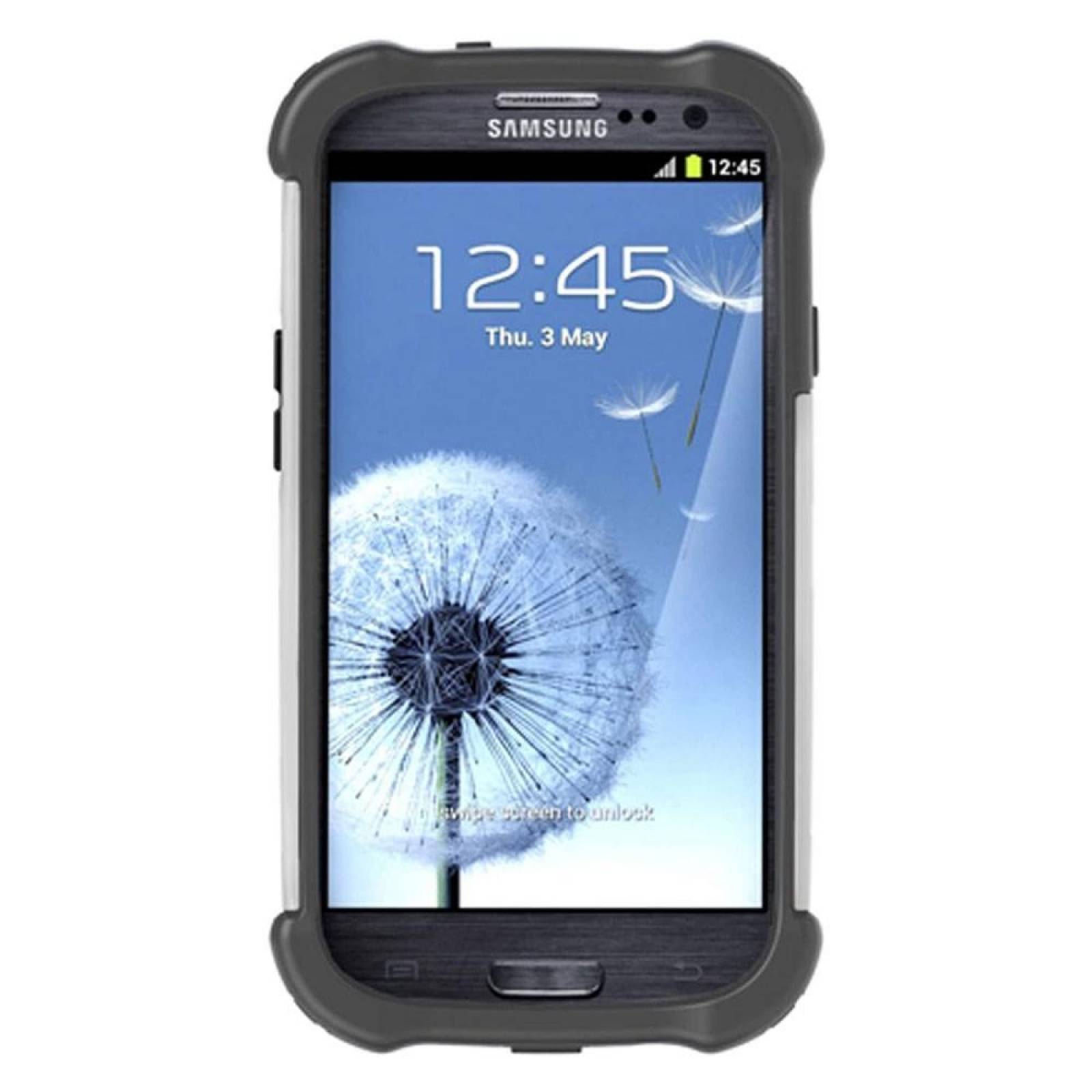 . Funda Ballistic SG MAXX Samsung S3 - i9300 Gris Blanco con clip 
