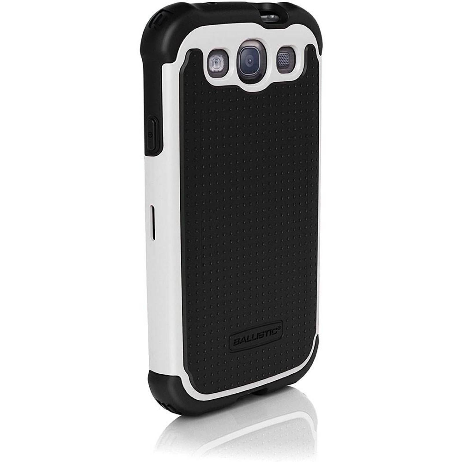 . Funda Ballistic SG para Samsung Galaxy S3 i9300 Blanco Negro